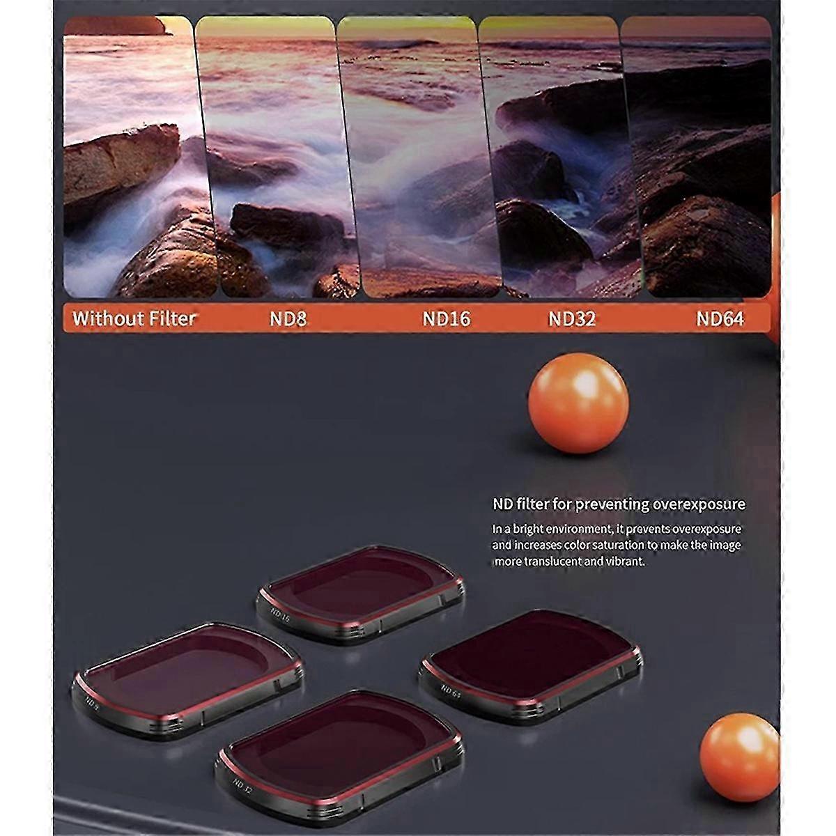 ND Filter Set for Pocket 3 Sport Camera Lens Filter