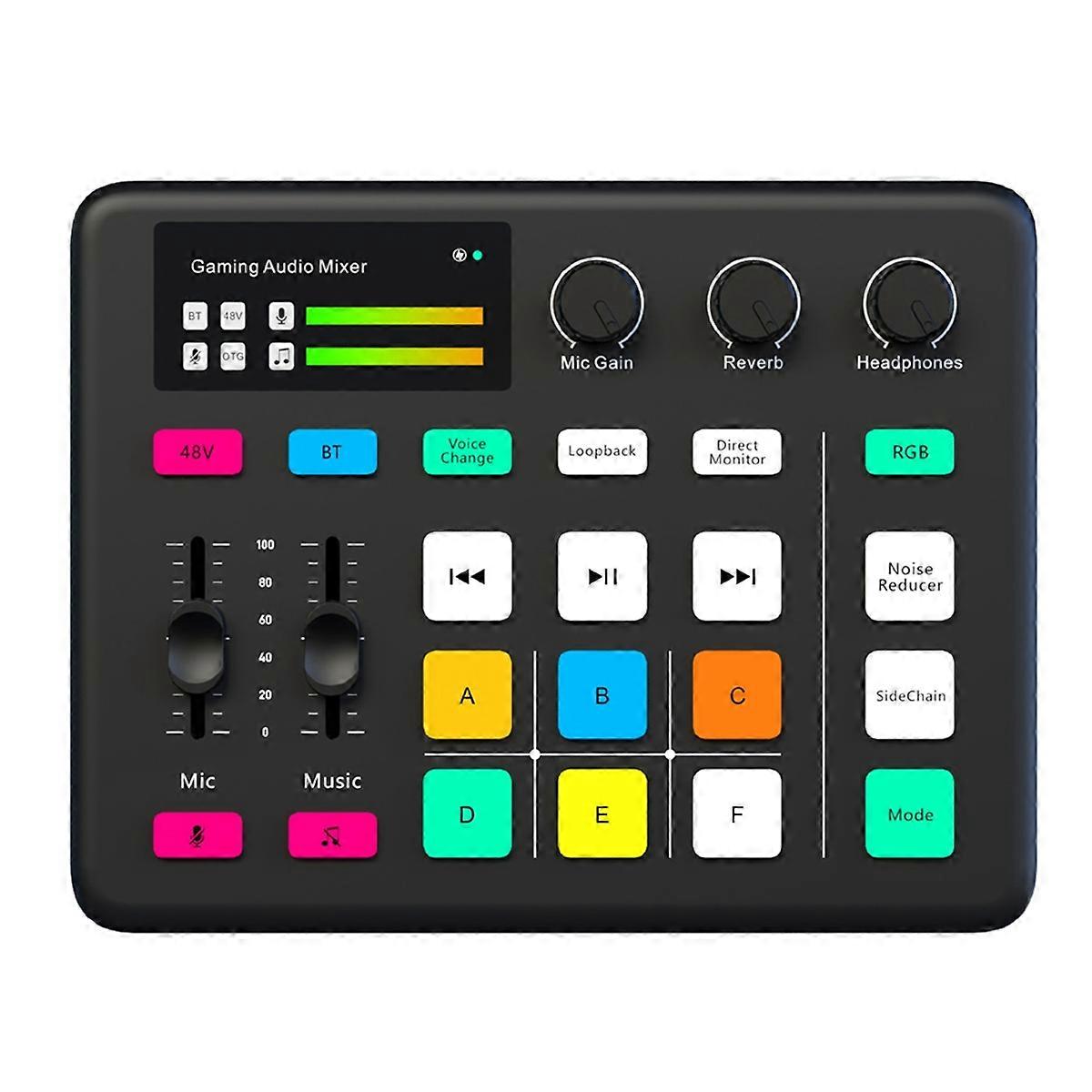 Audio Mixer G1 Tuner Gaming Computer Sound Card Universal A