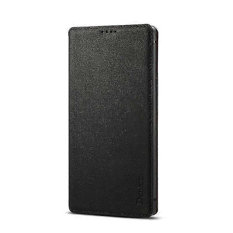 Genuine Leather Wallet Case Card Slot For Iphonexr6.1 Black On1146