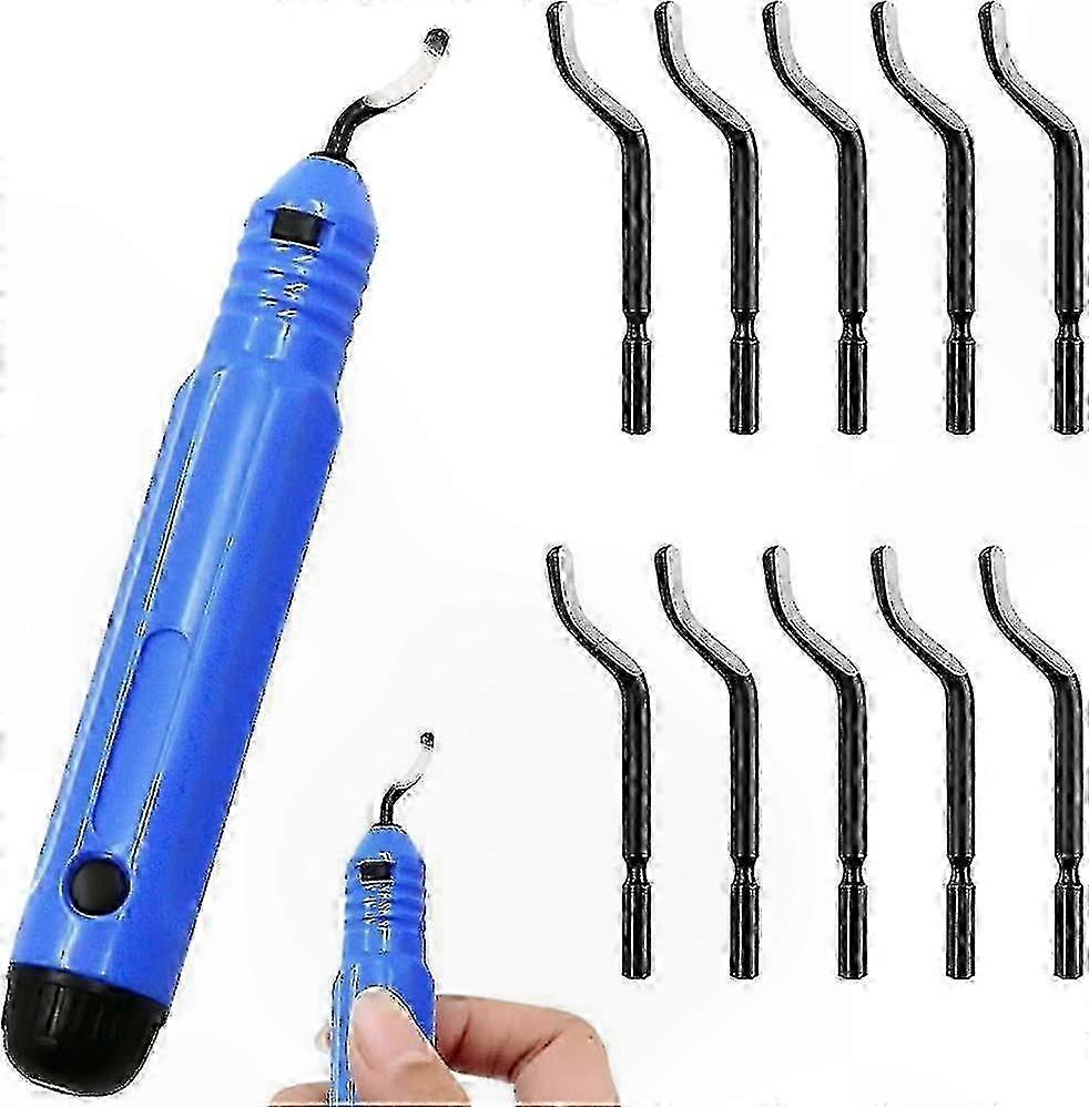 Multi-Purpose Deburring Tool Kit for Metal, Plastic, and Wood Finishing Projects