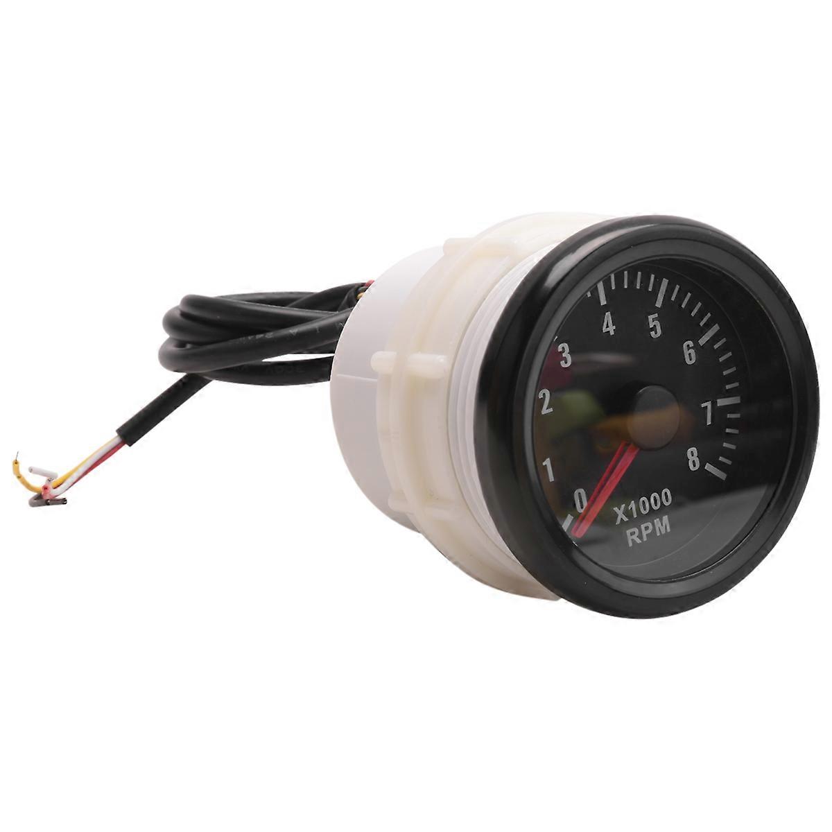 52MM مقياس سرعة الدوران الكهربائية 0-8000 دورة في الدقيقة 2 بوصة RPM Tacho متر ل 2 3 4 5 6 8 اسطوانة محرك بنزين سيارة قارب يخت