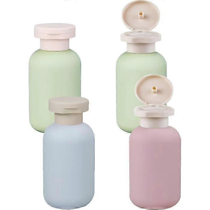 4 Pieces Travel Bottle, 100 ml Travel Container, Airplane Travel Bottle With For Portable Travel Bottles
