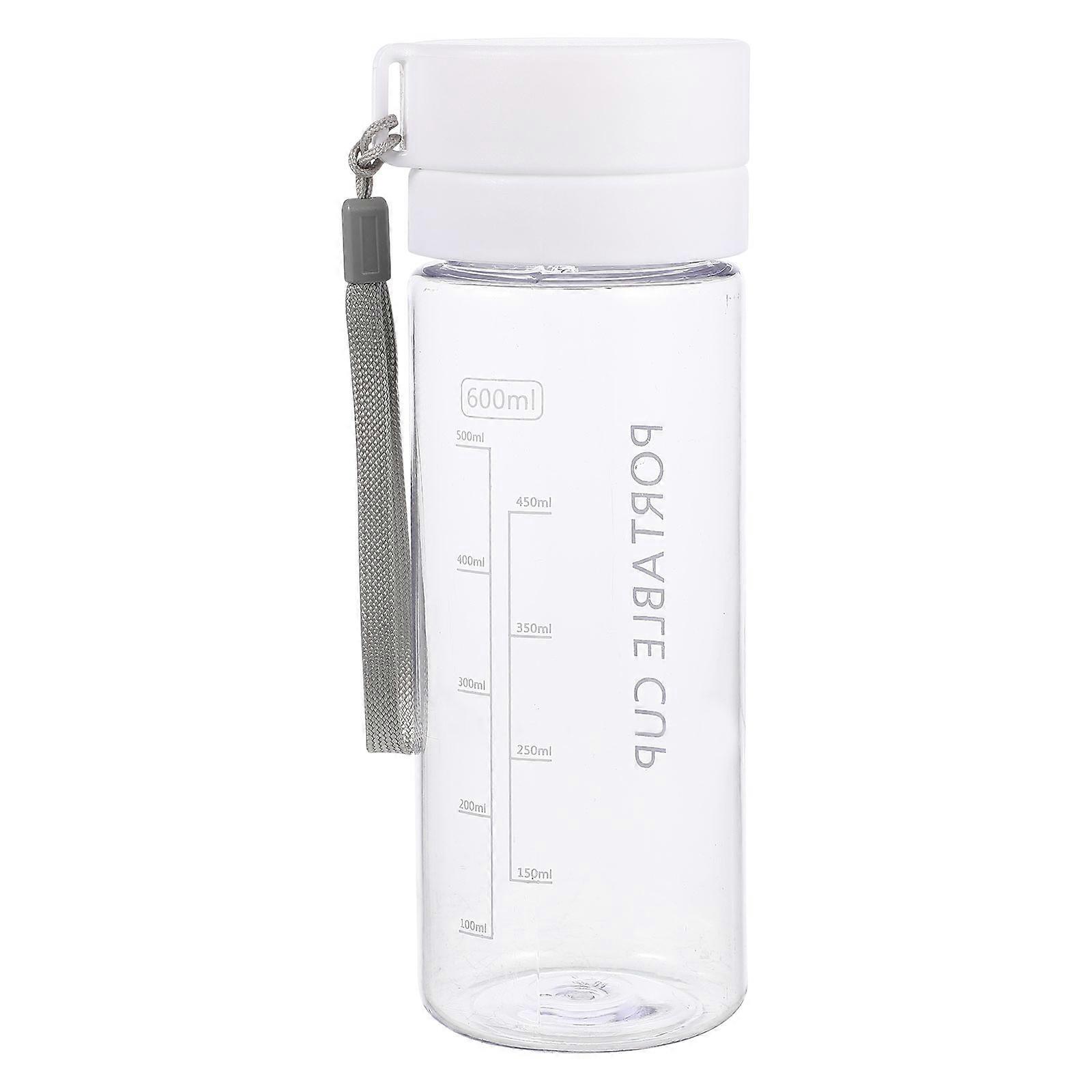White Large Capacity Water Bottle for Home Use with Straw and Portable Design 32 oz