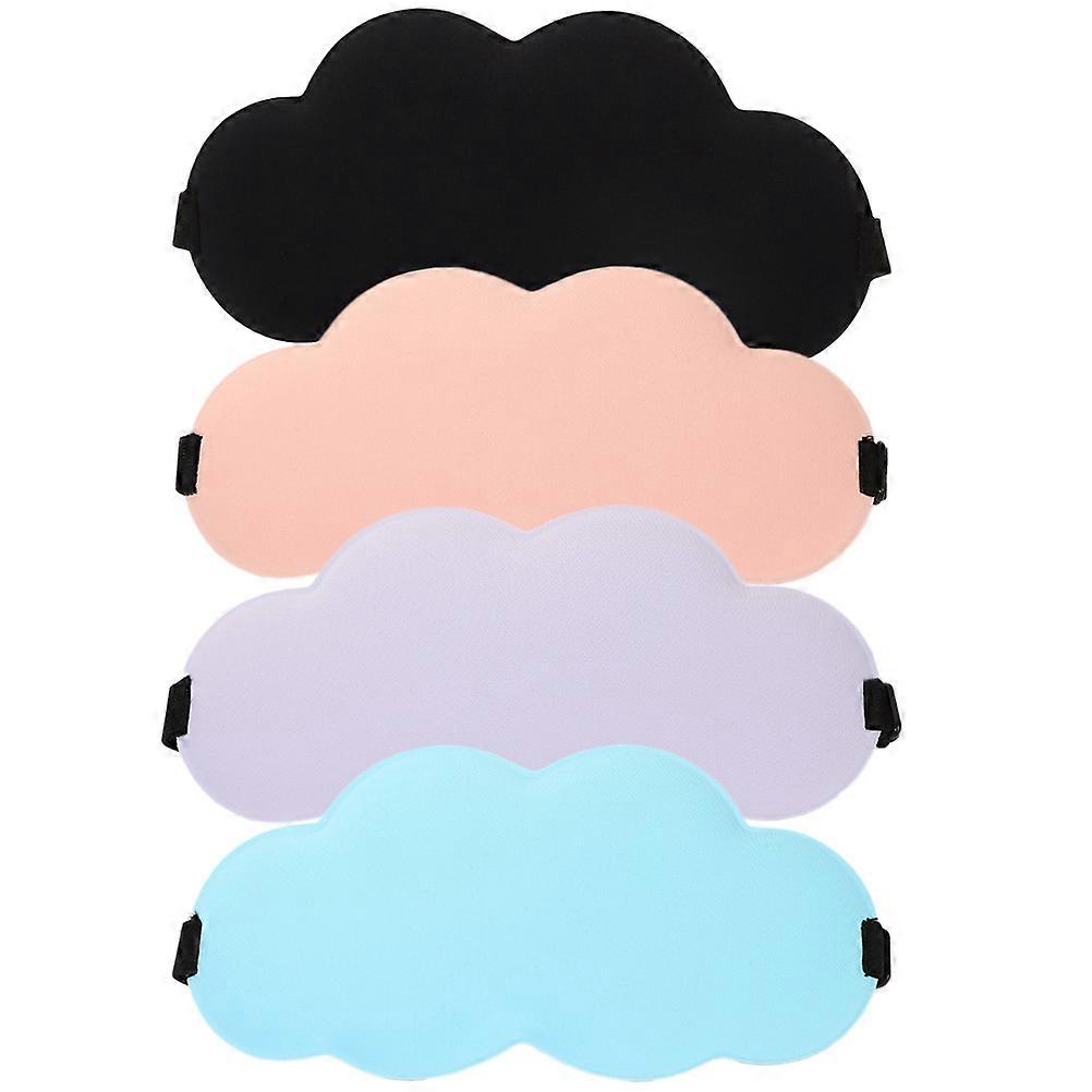 Sleep Mask 3D Eye Protective Cover for Sleeping 4Pcs Assorted Colors