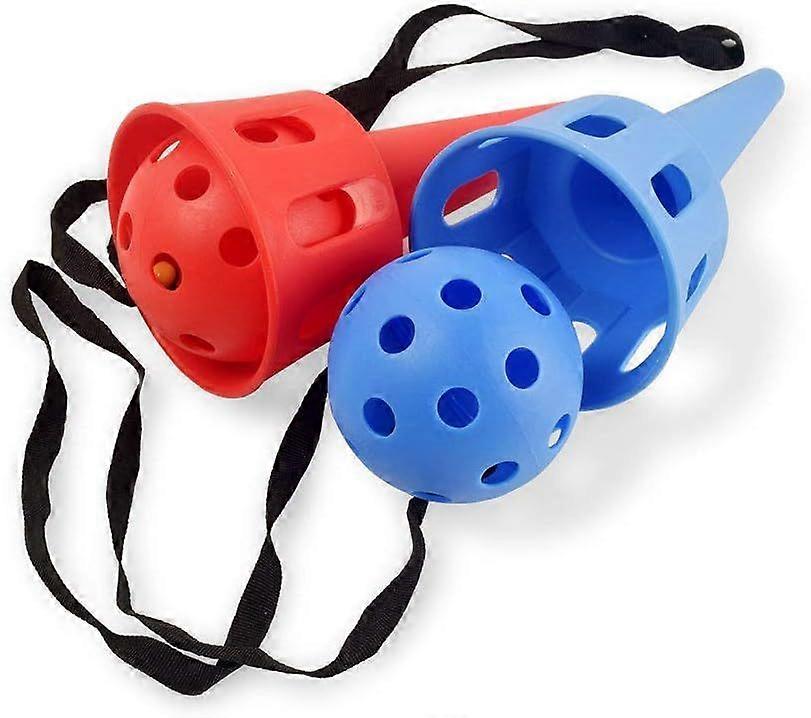 2PC Pack- Throw and Catch- Fun Ball and Cup- Soft Ball Kendama for Beginners -