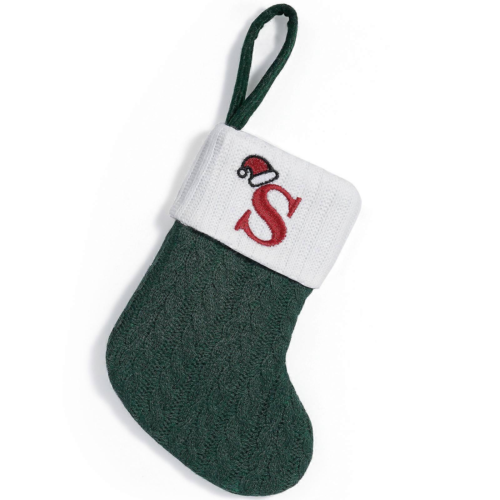 Cloth Mini Christmas Stocking with Letter B Design for Gifts ML-L950A