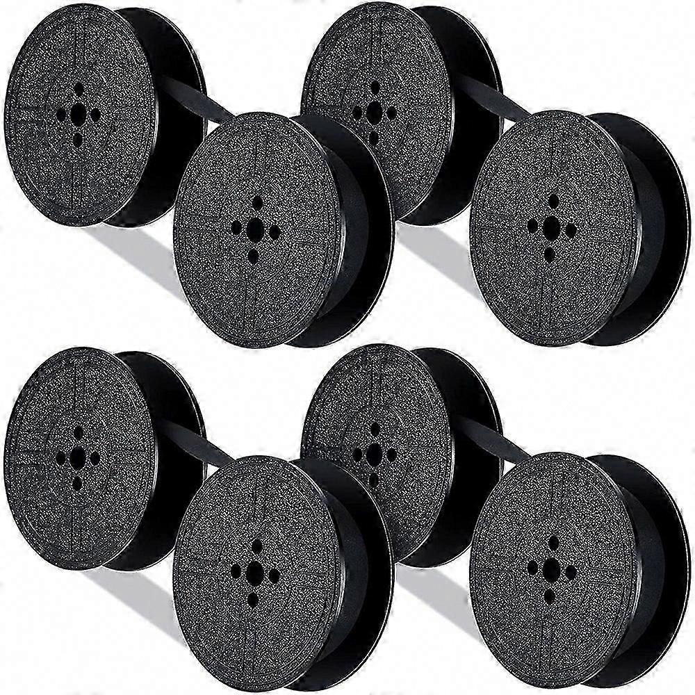 4 Pack Typewriter Ribbon Spool Ink Replacement for Typewriter (Black)