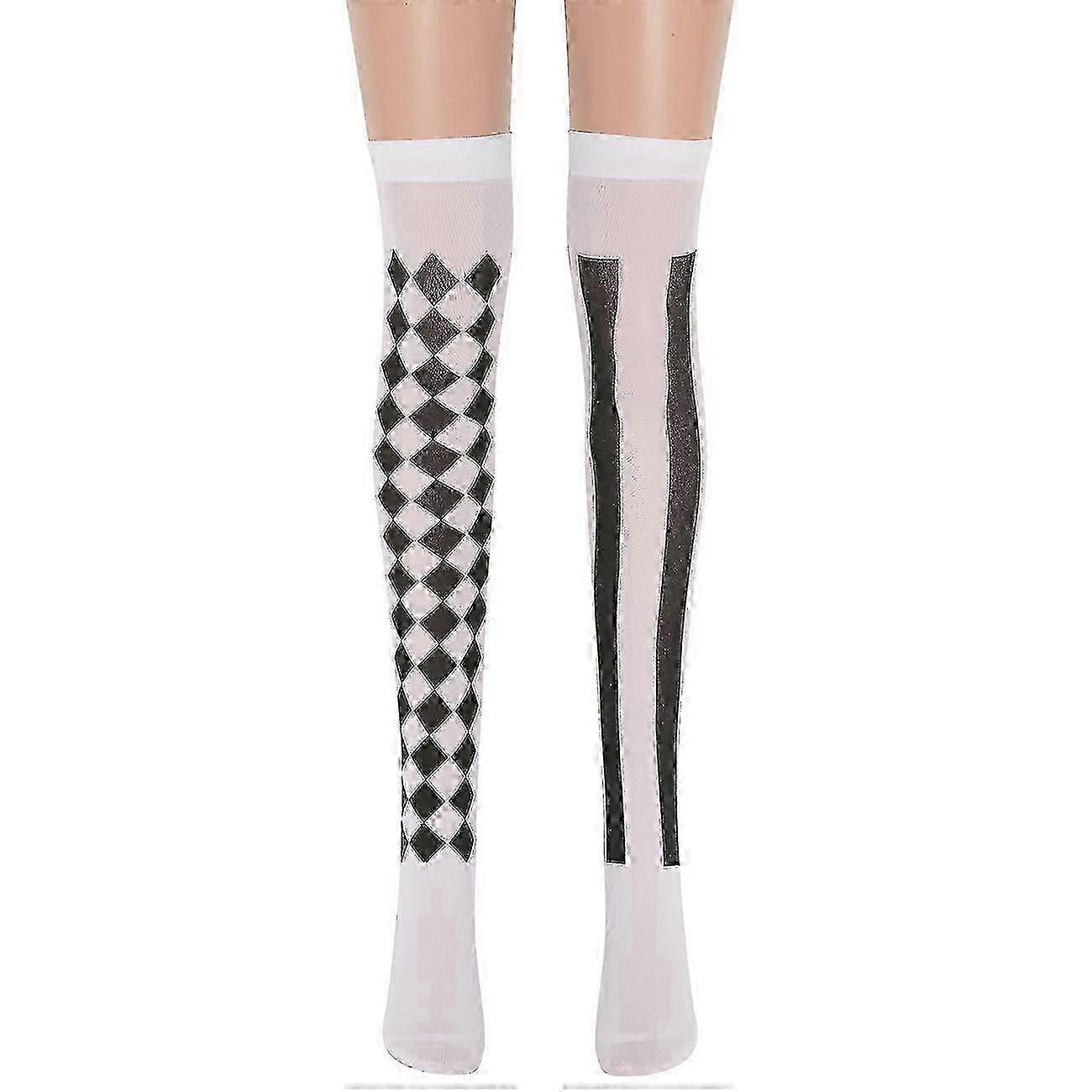 S-XL Halloween Clowndräkt Dam Rollspel Uniform Fest Föreställning Kläder Utbytbar Clowndräkt