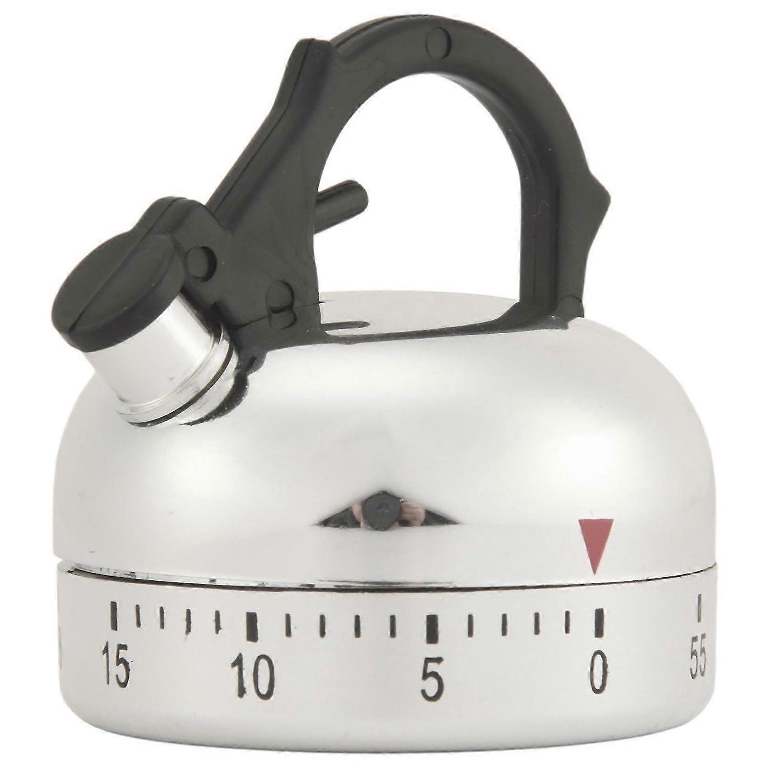 60 Minute Counting Teapot Shaped Kitchen Cooking Alarm Clock Timer Mechanical