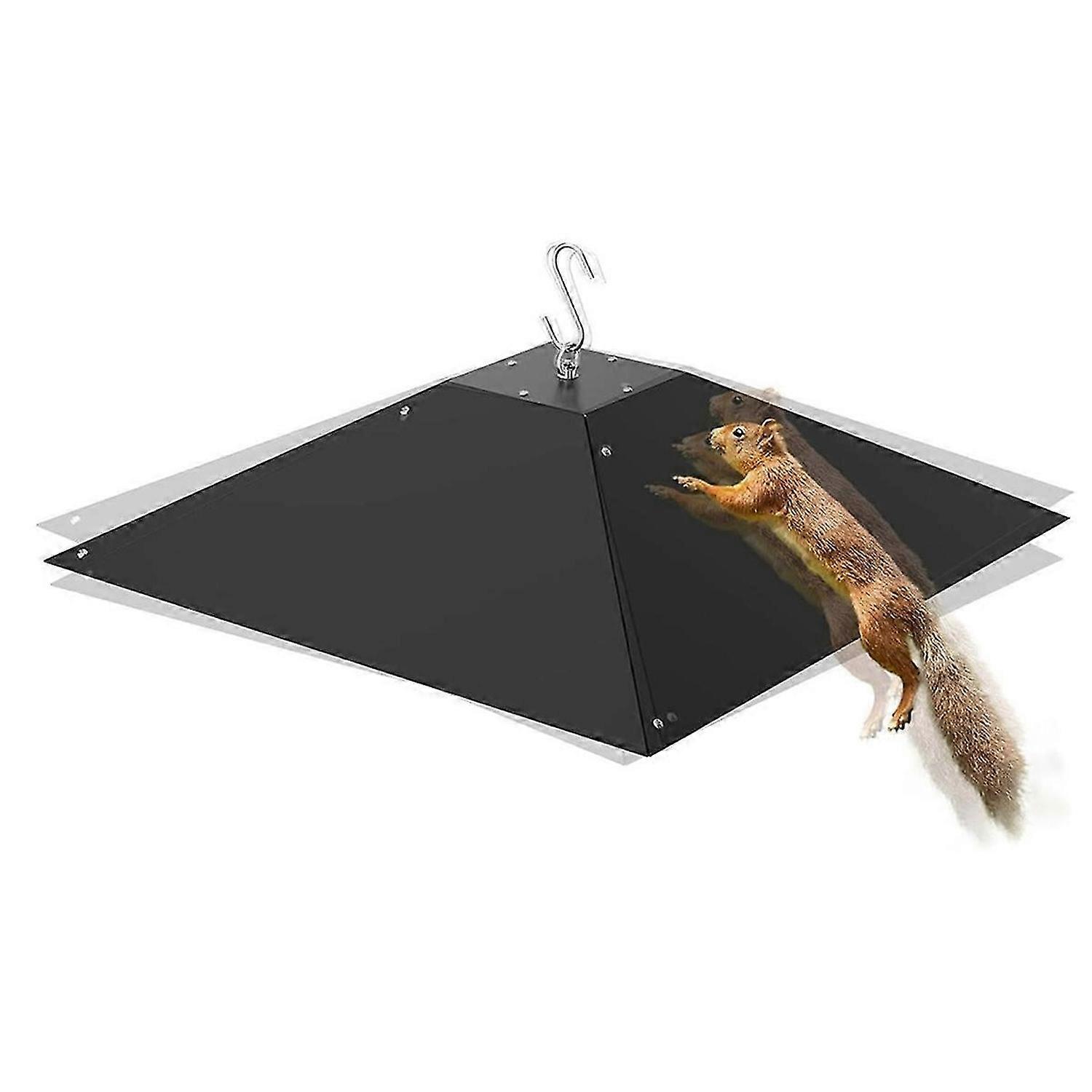 Metal Squirrel Baffle Hanging Squirrel Proof Baffle for Bird Feeder