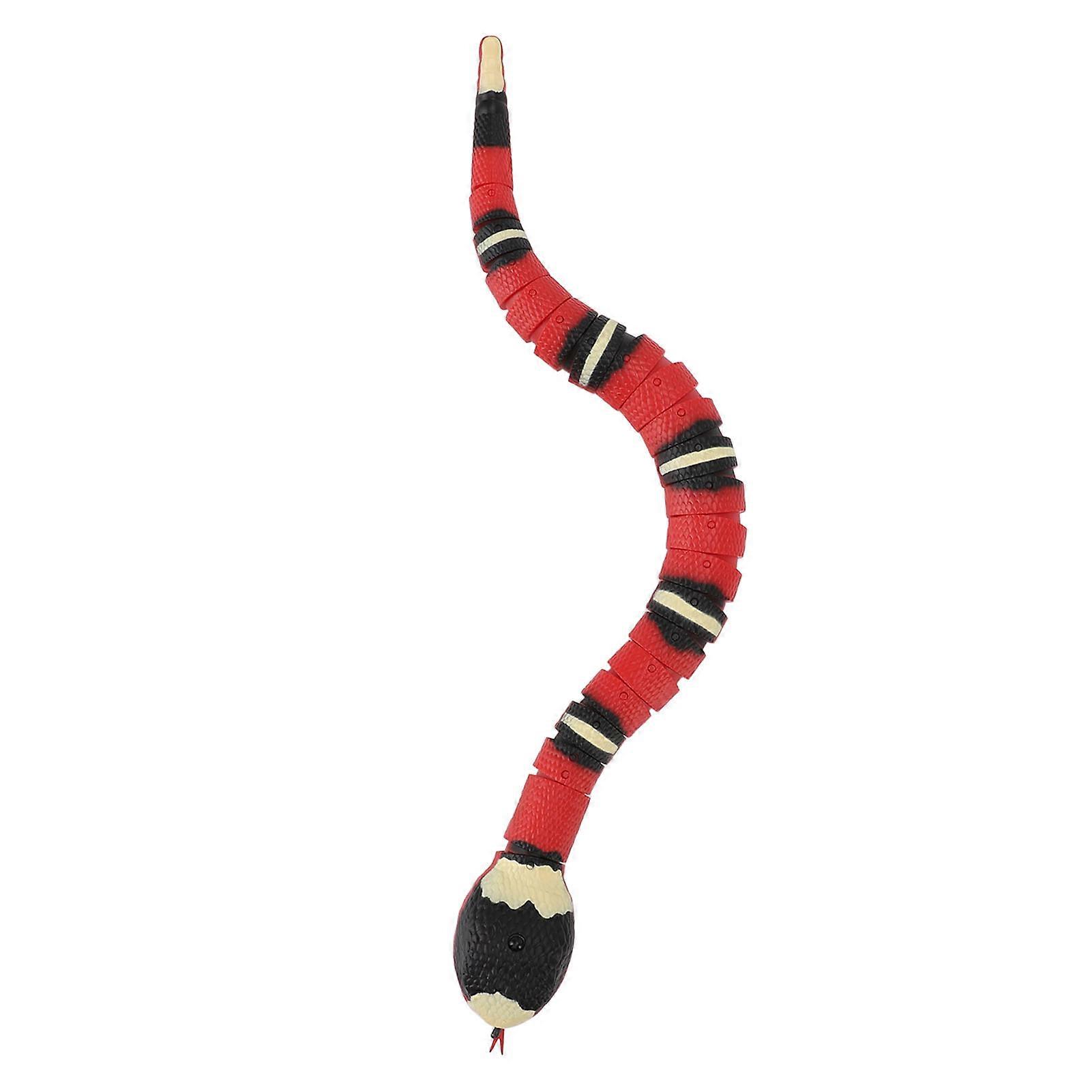 Electronic Sensing Snake Toy 150mAh Auto Crawling Prank Cat Toy