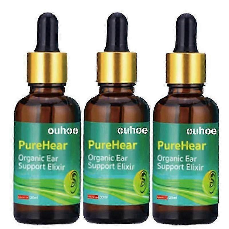 3 adet Damla Kulak Kanal Bakım Yağı Tinnitus Kulak Damlaları Kulak Çınlaması İçin Koklear Bakım Yağı