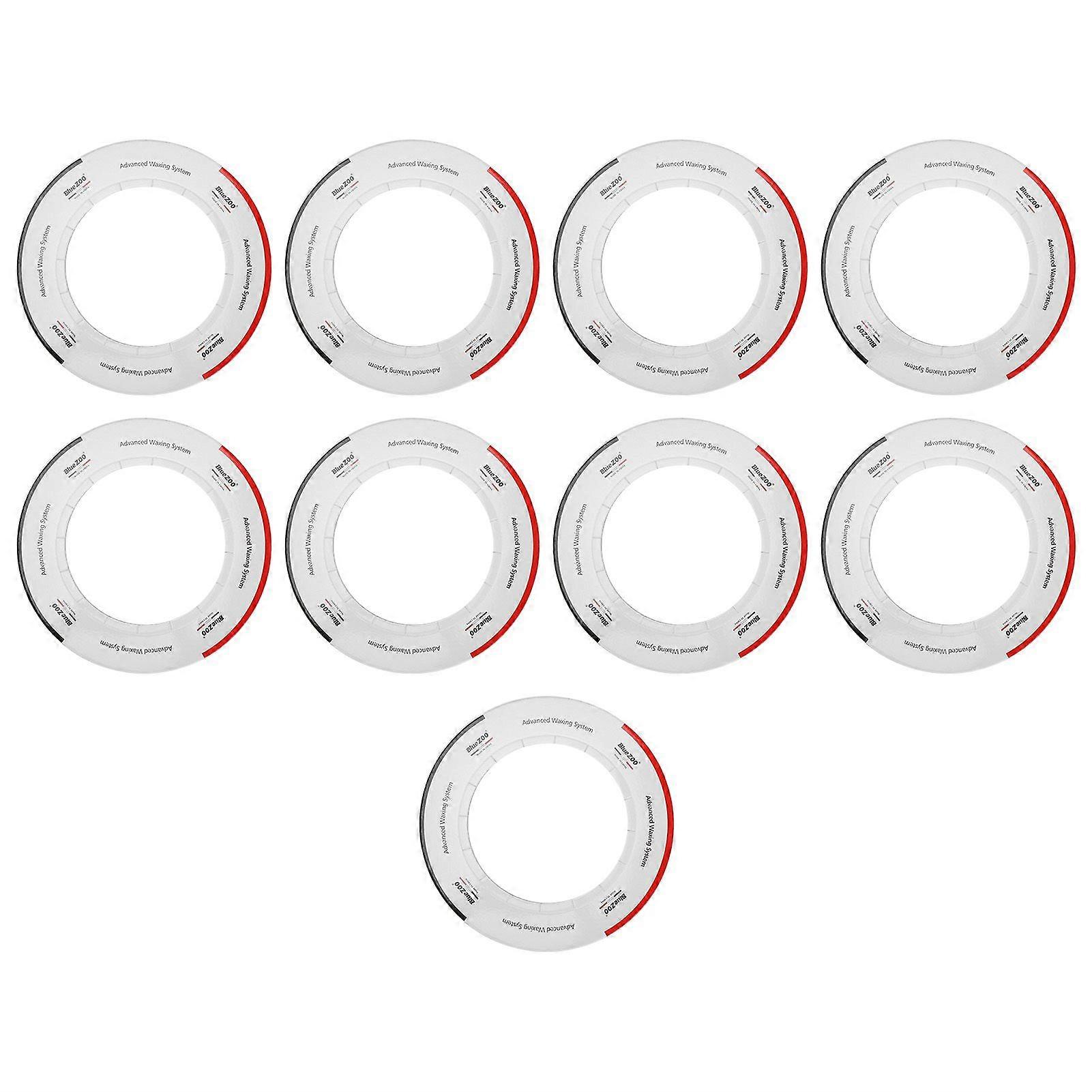10Pcs Universal Wax Warmer Collar Waxing Machine Cleaning Paper Ring Wax Heater Protective Collar
