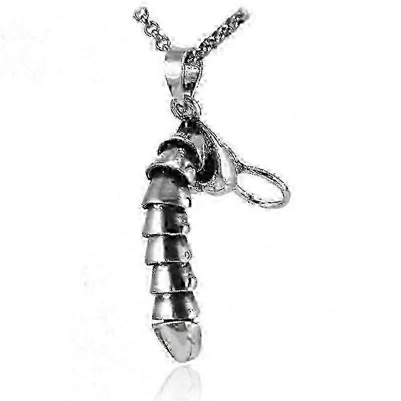 divertente collana con ciondolo in argento sterling per uomini e donne