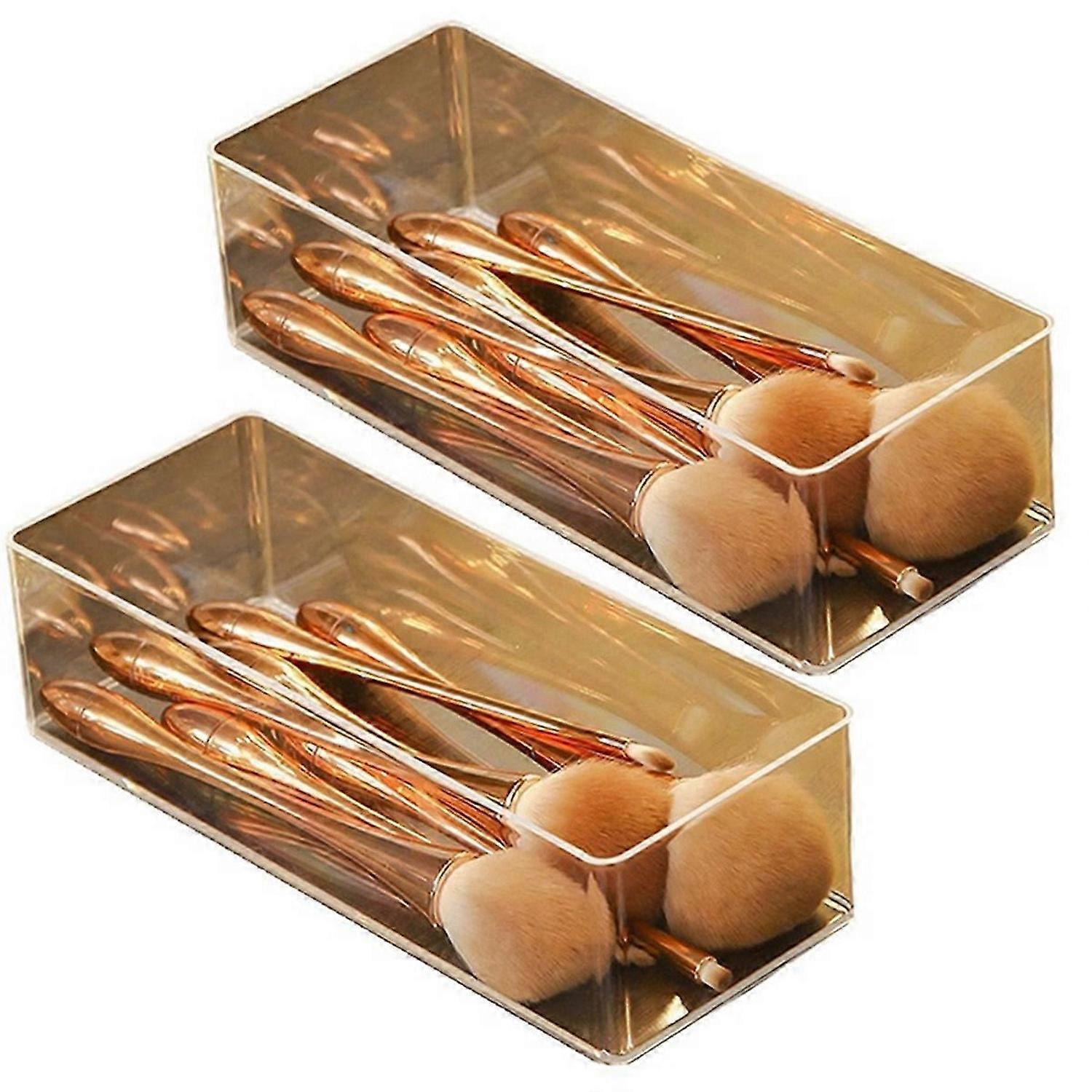 Transparent acrylic cosmetic layered storage box B