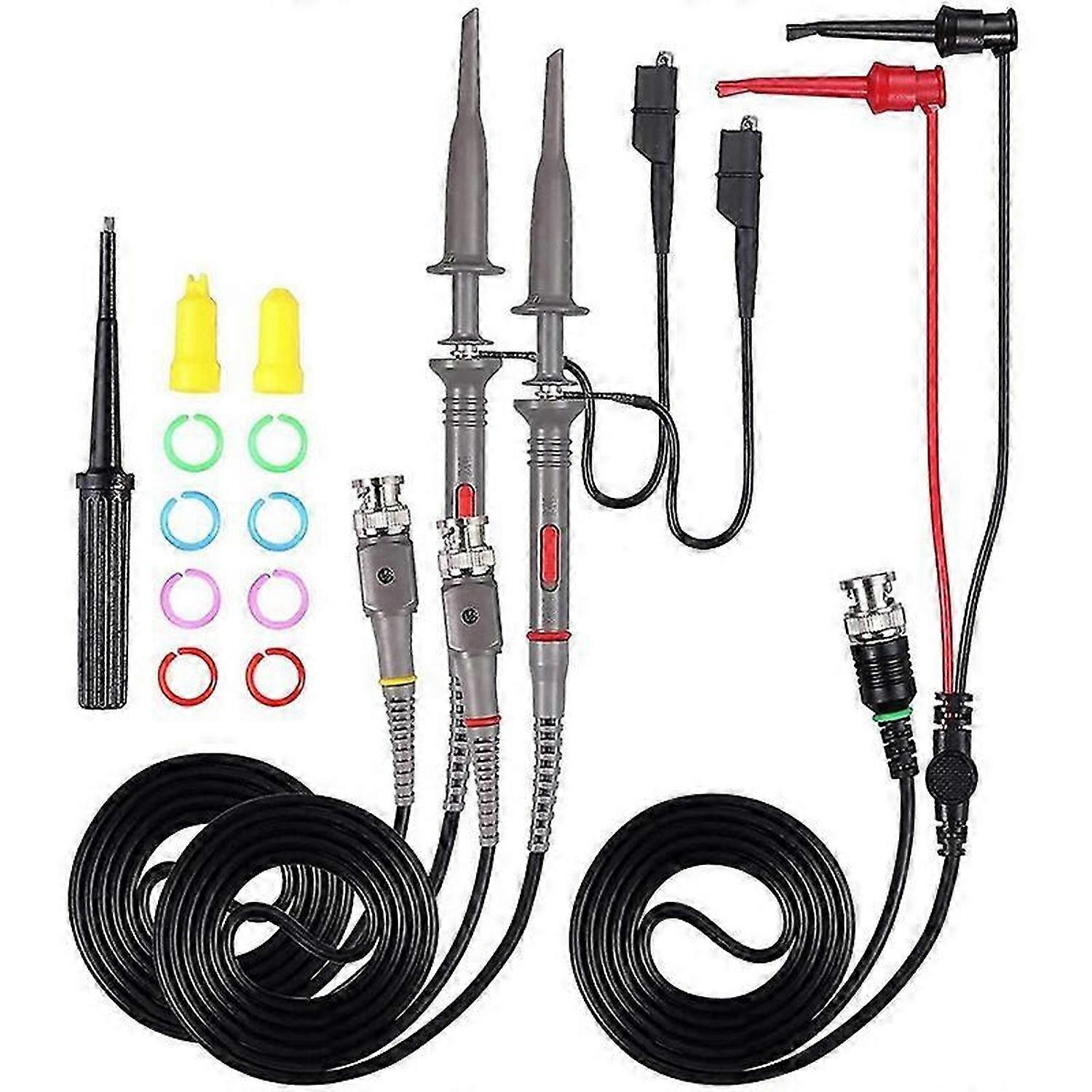 P6100 100 MHz Oscilloscope Clip Probes with BNC to