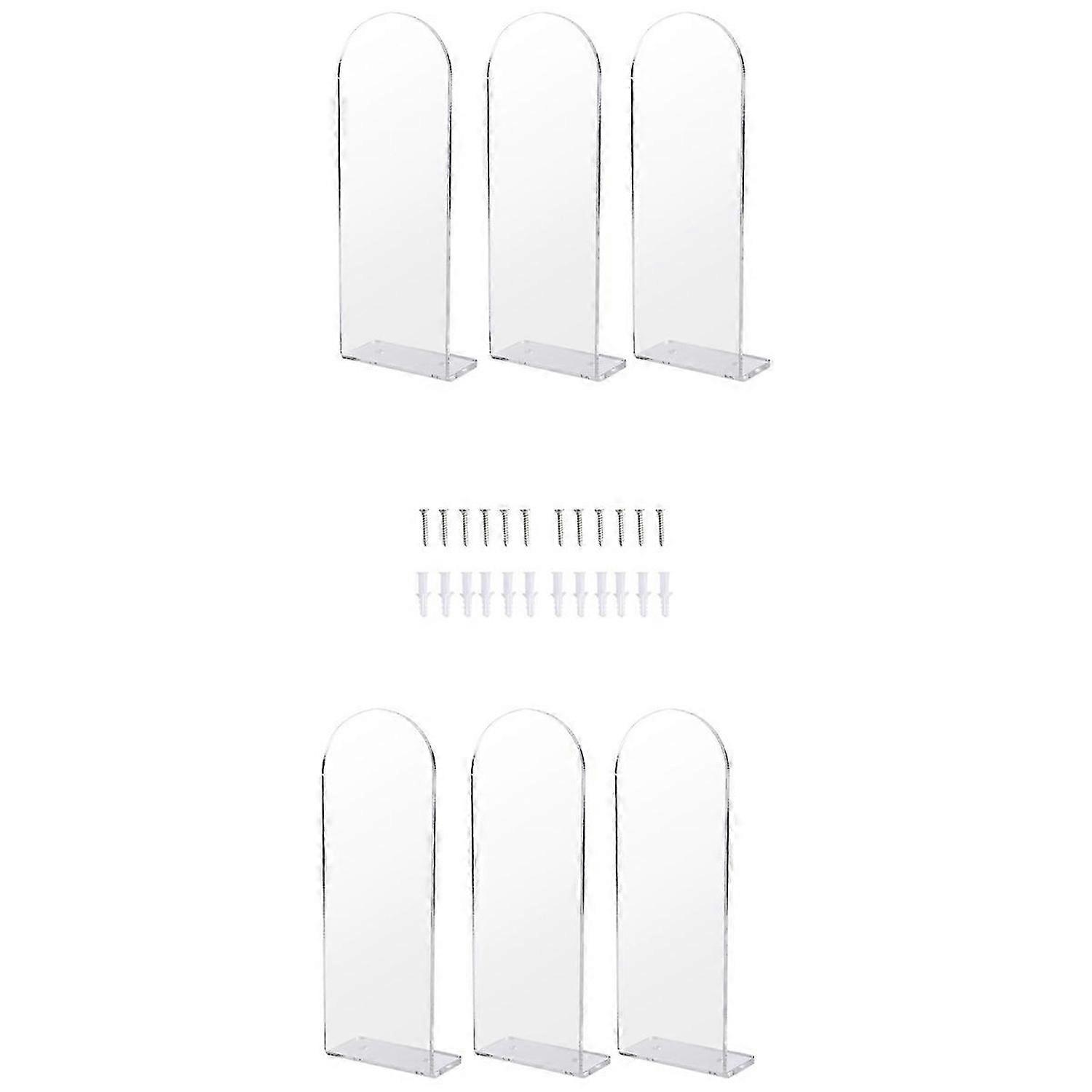 Floating Shoe Display Stand - 6 Shoe Shelf