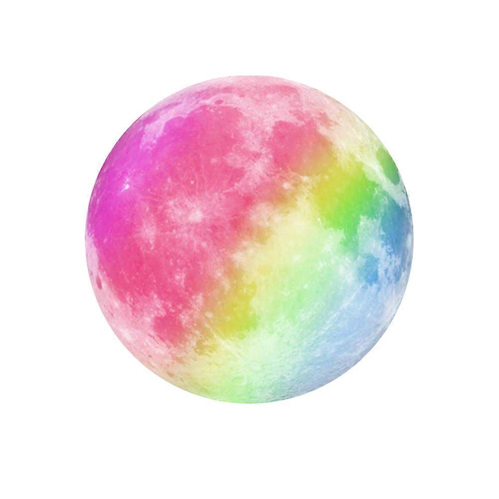 Luminous Moon Wall Stickers for Decor Creative 40cm Removable PVC Moon Mural