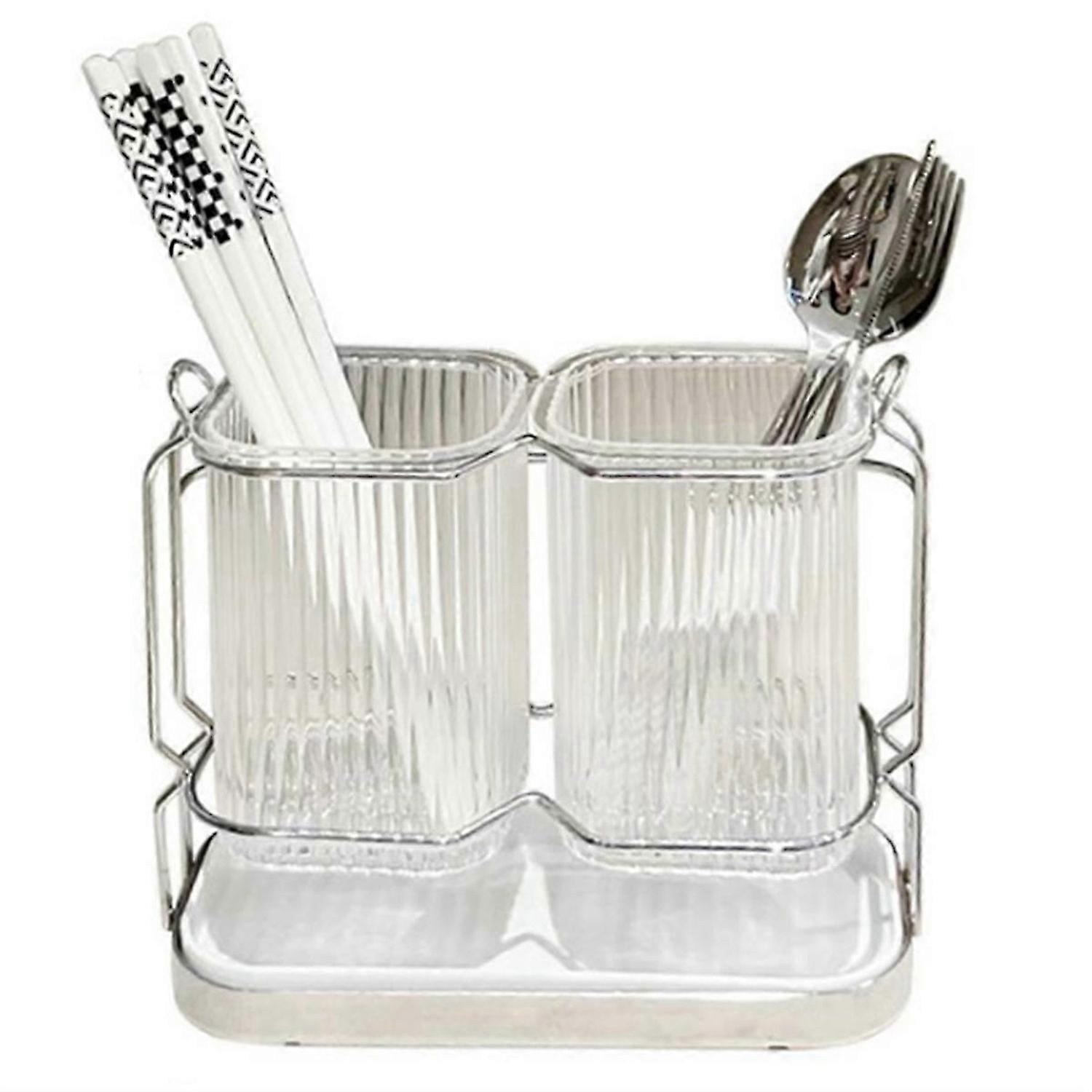 C-Toothbrush Holders for Bathroom, 2 Cup Toothbrush Holder, Removable