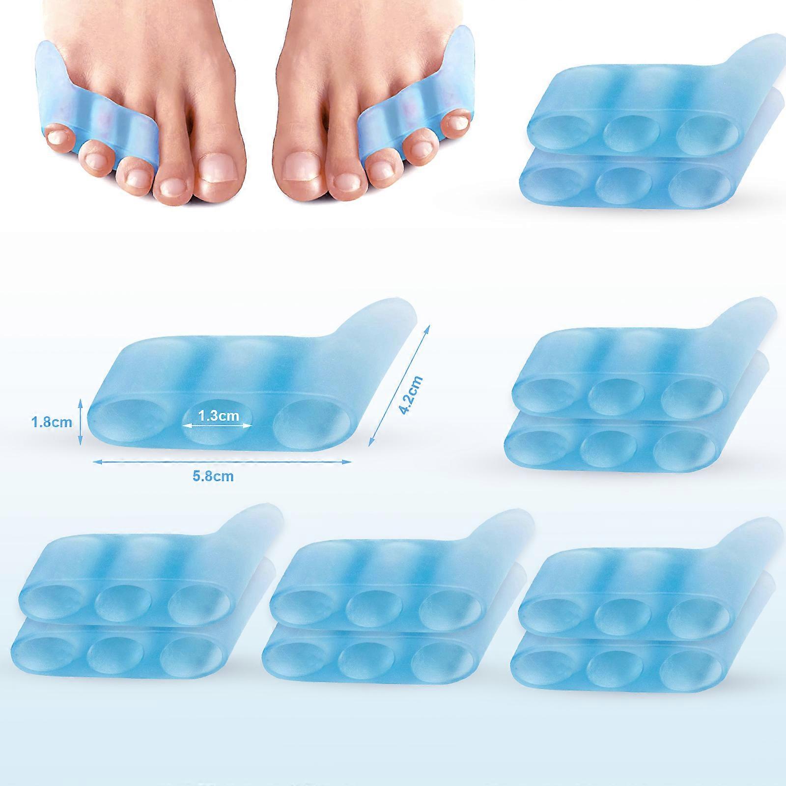 2pcs/set Soft And Comfortable Pinky Toe Separators And Protectors For Overlapping Toes Easy To Care