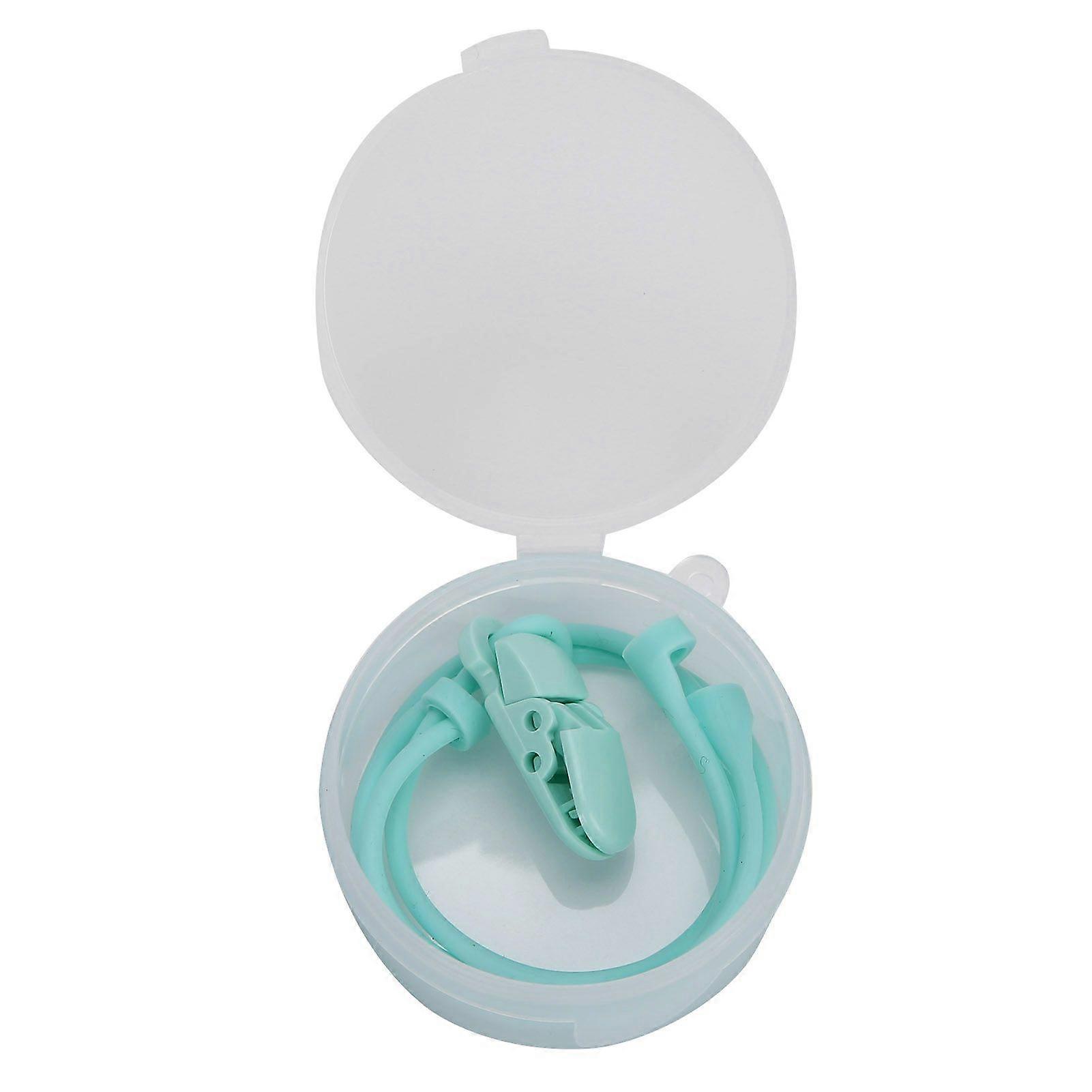 BTE Hearing Aids Clip Rope Silicone Elastic AntiLoss Security Lanyard for Children(Green )
