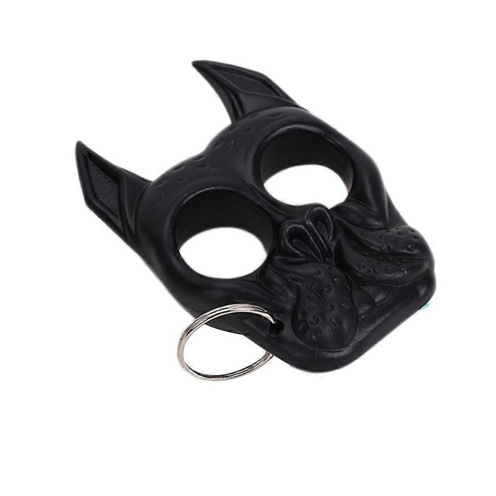Dog Head Key Chain Plastic Steel for Holding Keys Mini-Defensive Key Ring