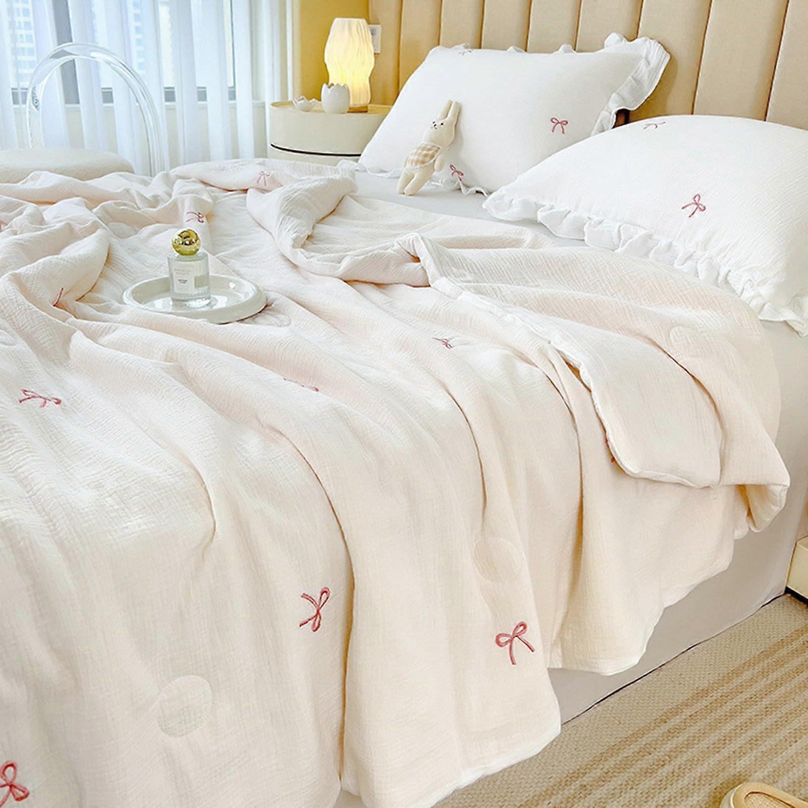 Blanket For AllSeason Lightweight Queen/Full Size Summer Cooling Comforter ColdTouch Quilt C3KG 220x240cm