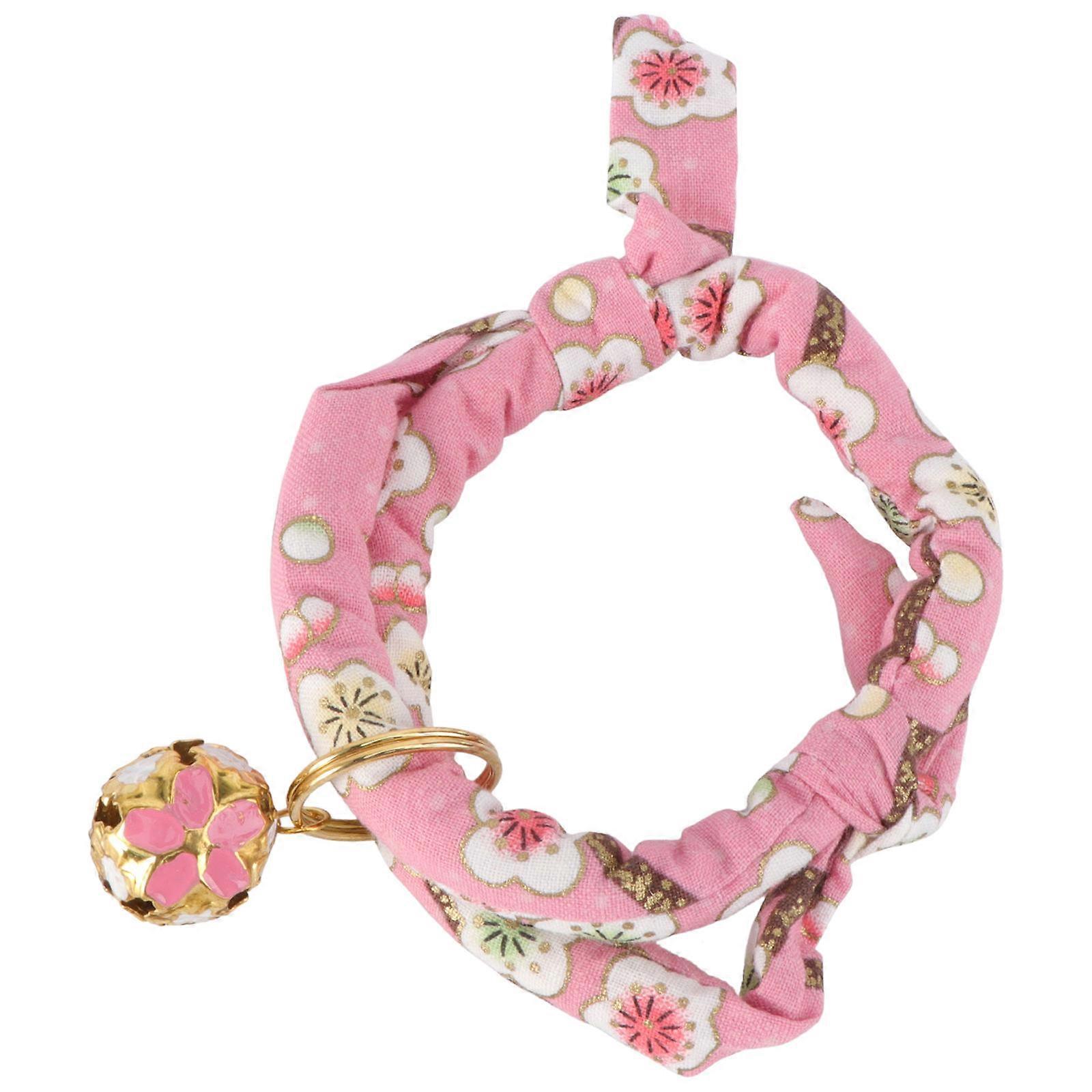 Pet Dog Collar with Bell Adjustable Collar 2Pcs for Comfortable Fit