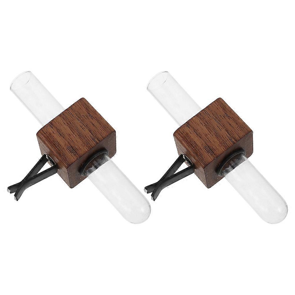 6Pcs Removable Car Air Vent Flower Vase with Glass Test Tube and Stand
