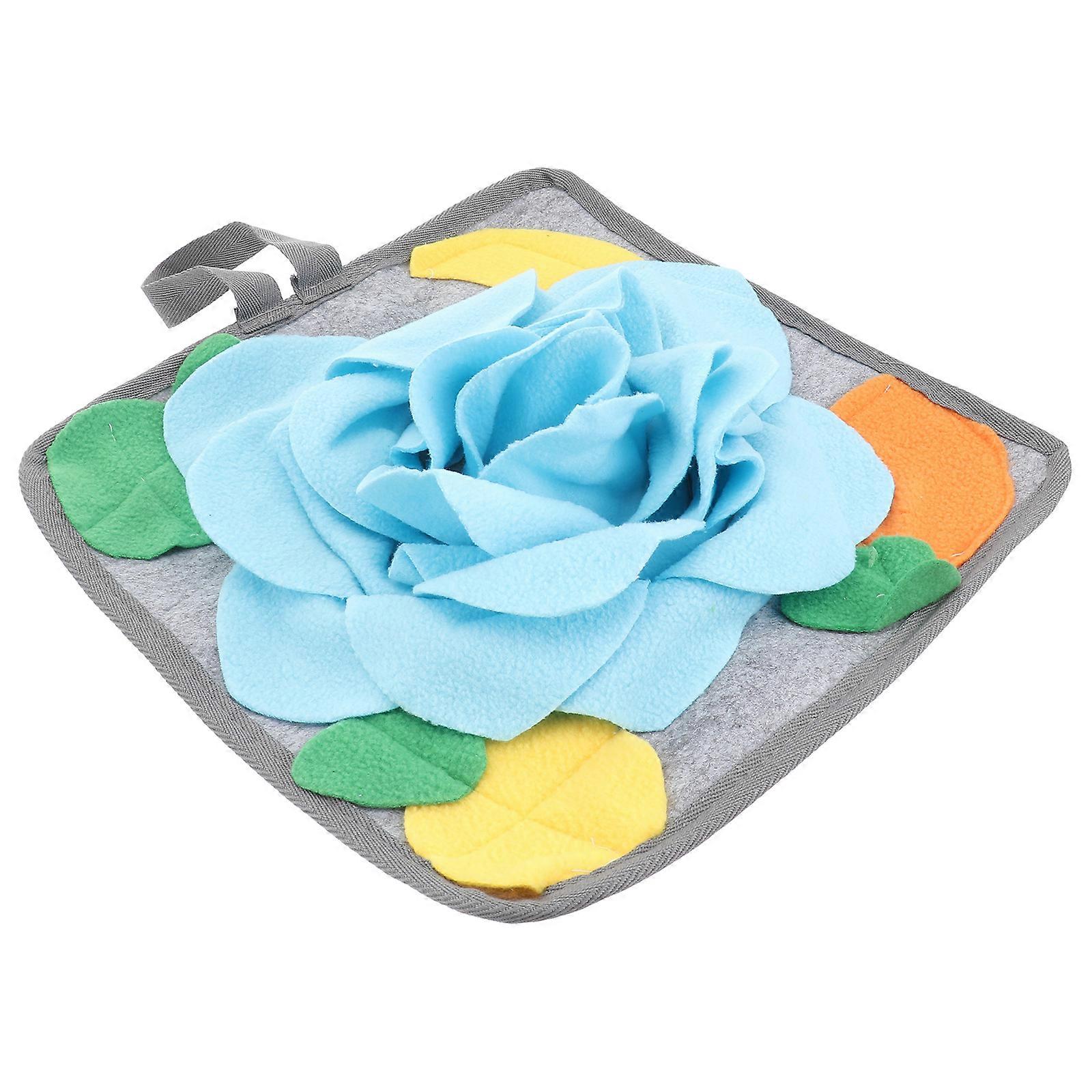 Rabbit Foraging Mat for Feeding 2Pcs Blue Small Animal Interactive Toy