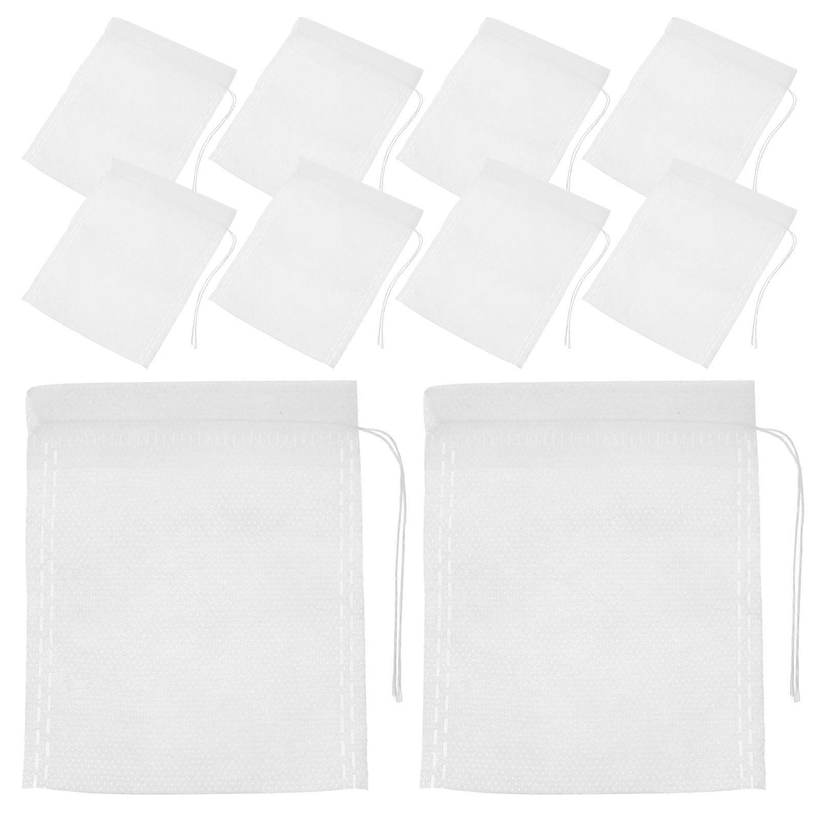 Empty Tea Bags 100Pcs For Cooking And Tea Suitable For General Users 10X8Cm Multipurpose Storage