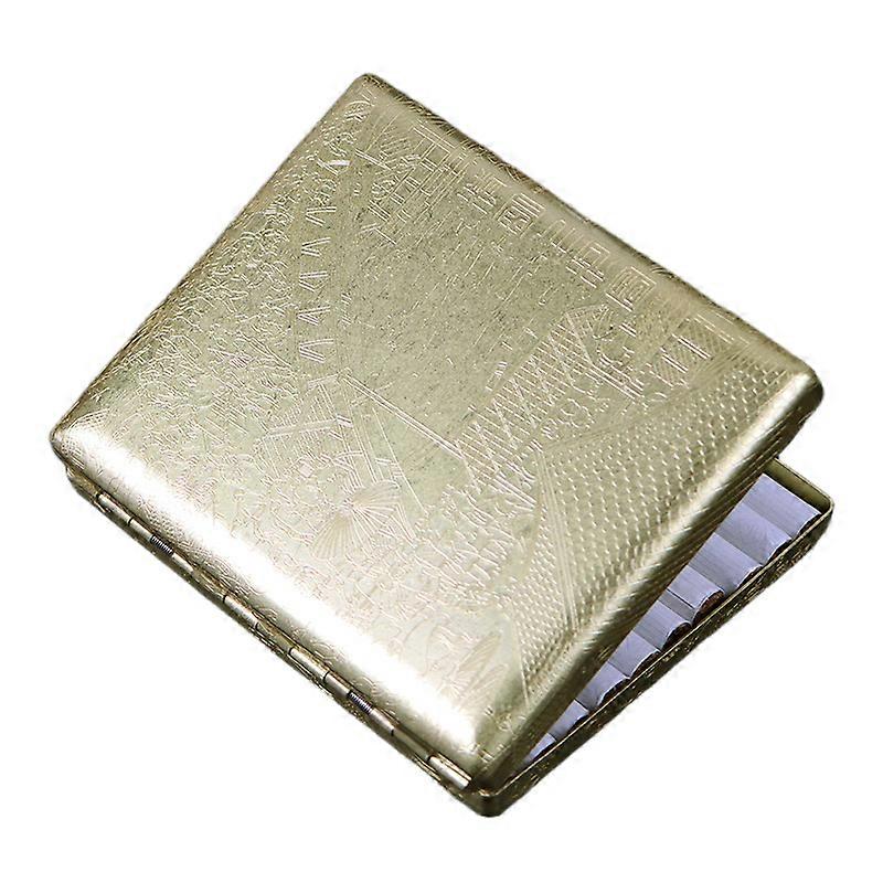 Pure Copper Cigarette Boxes 20 Tubes With Brass Clamps