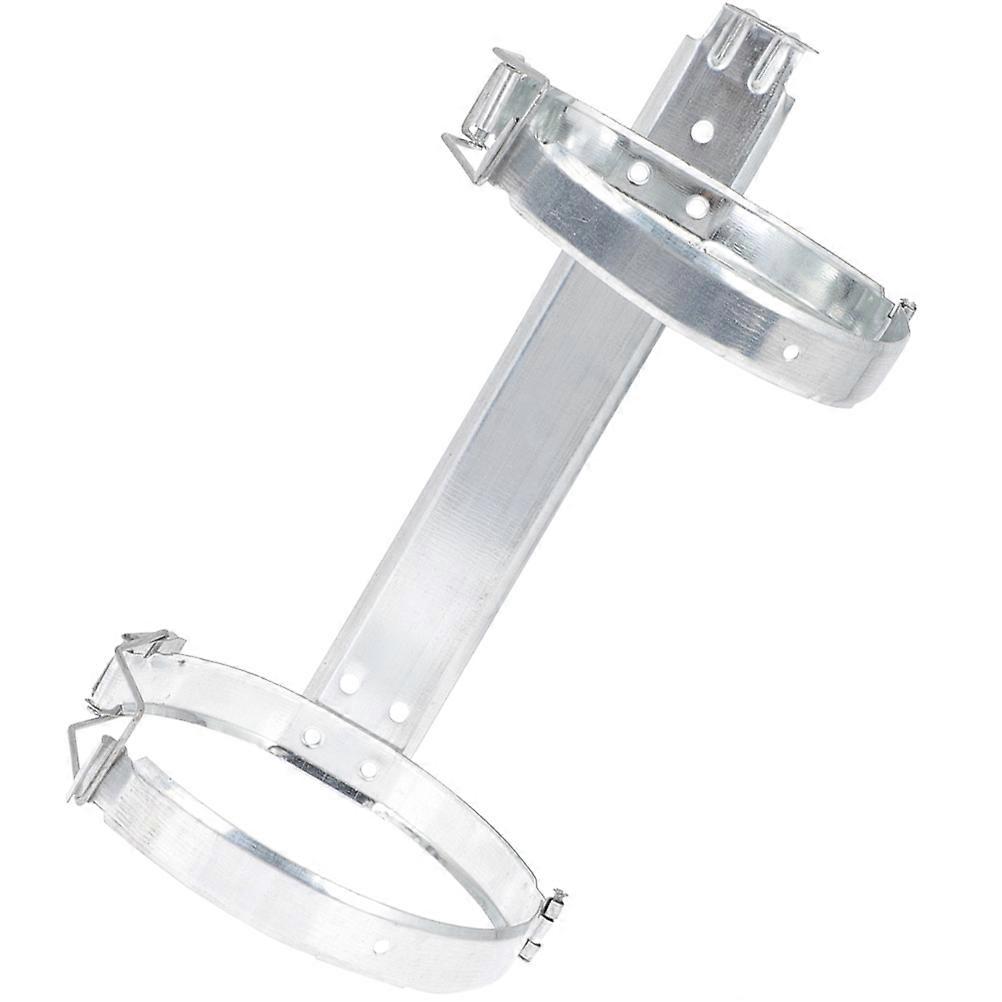 Silver Iron Fire Extinguisher Holder for Storage 2Pcs Wall Rack Hanging