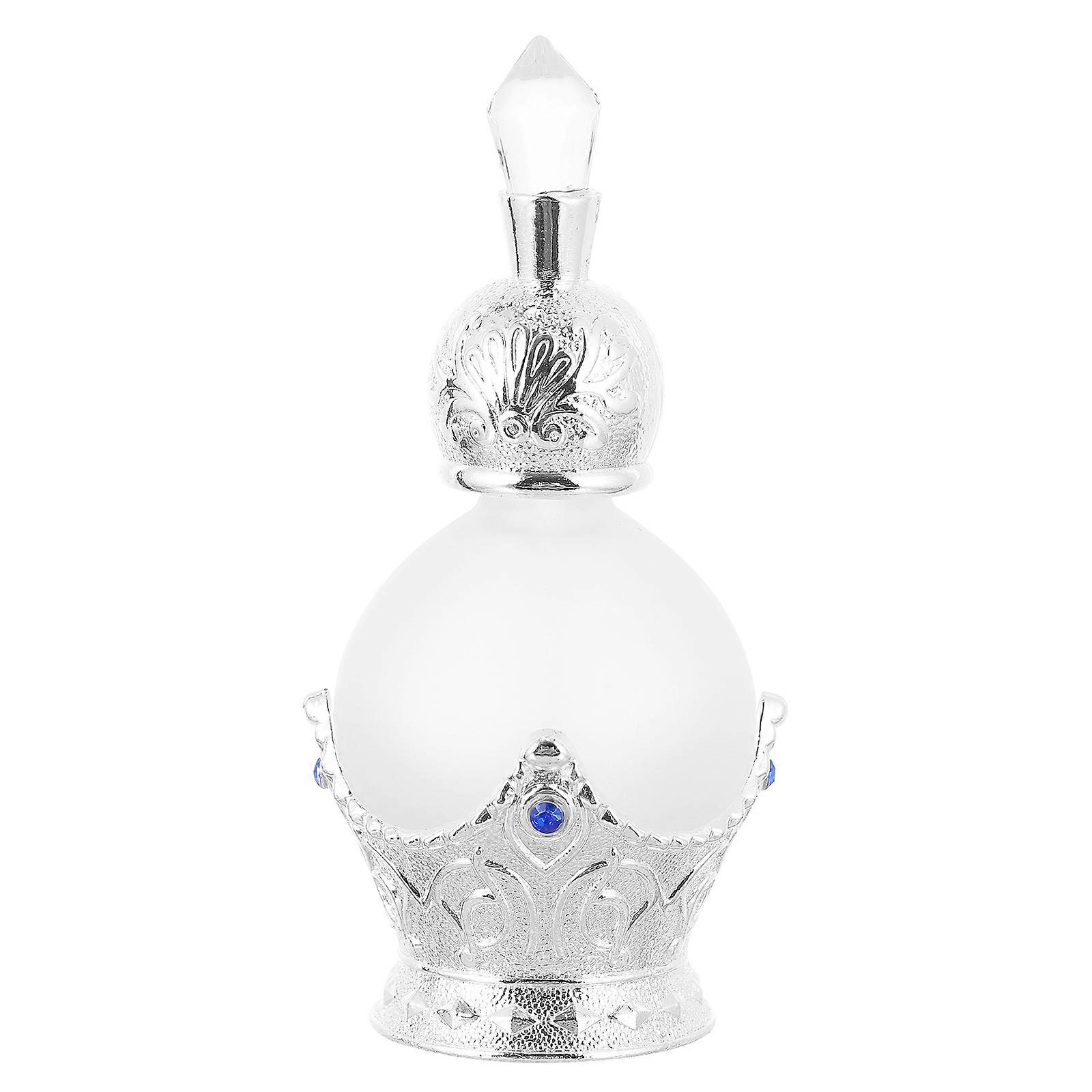 Elegant Perfume Bottle Liquid Dispenser for Storage 2Pcs Silver