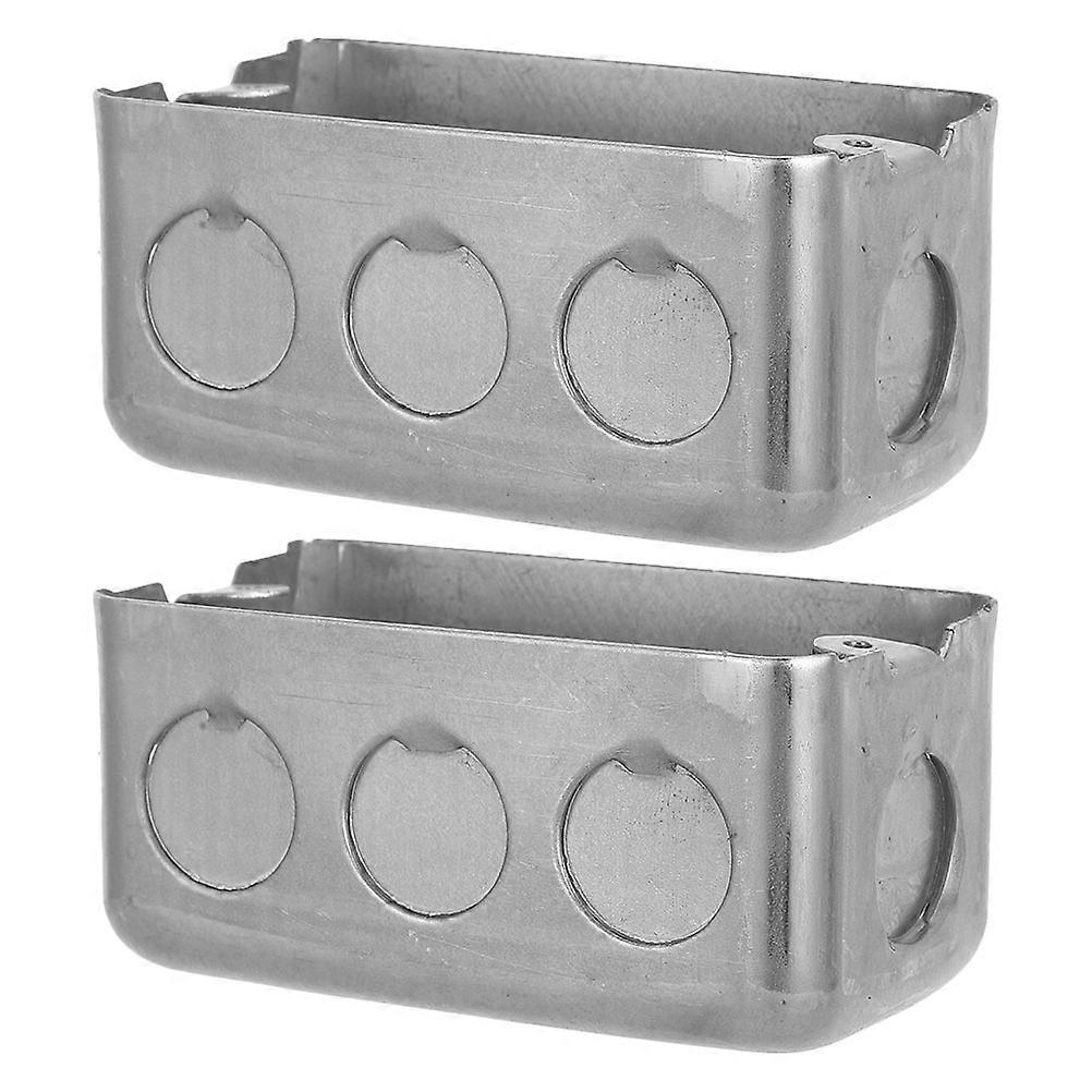 Junction Box For Electrical Installation With Durable Metal Construction Suitable For Home And Office Complete In 4PCS