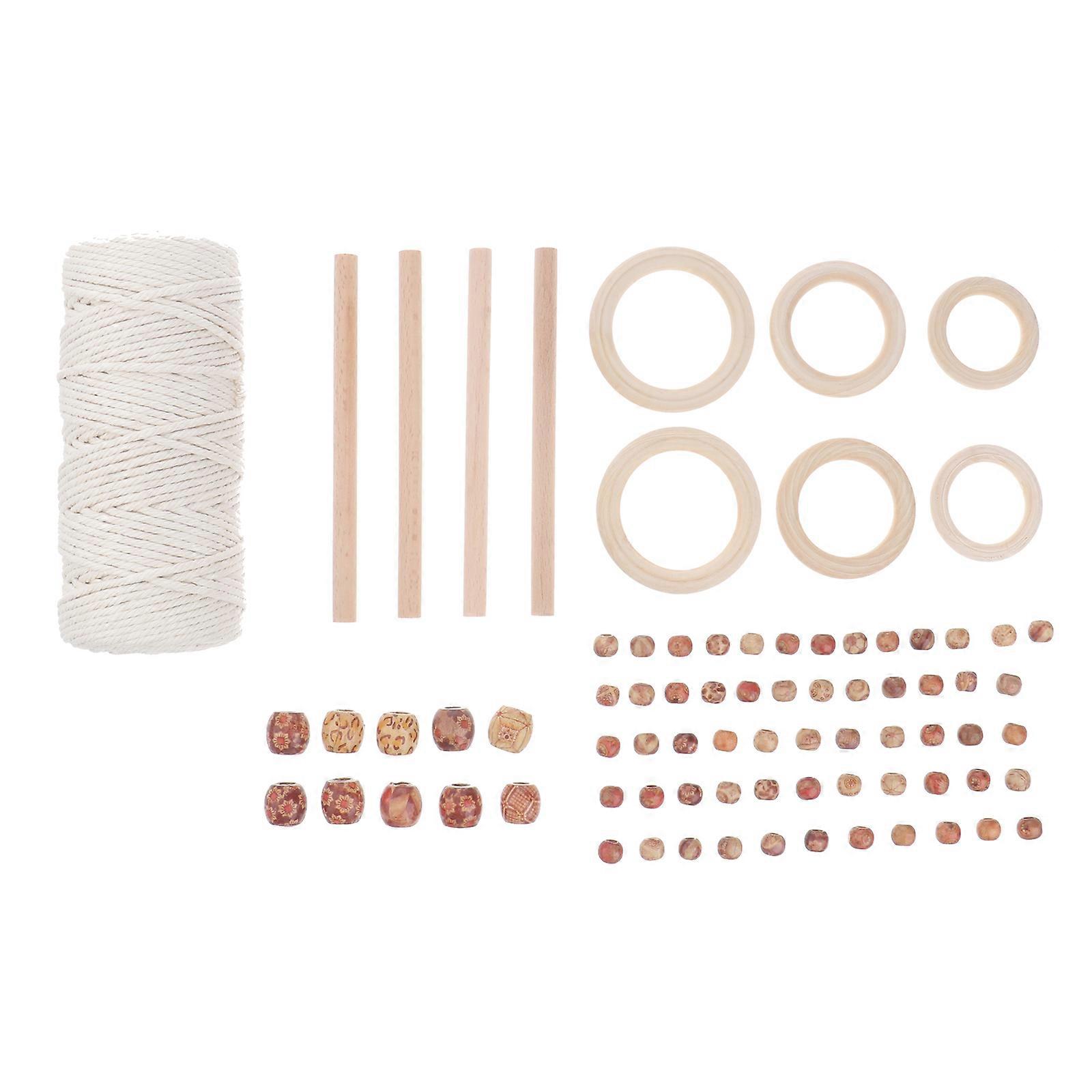 DIY Tapestry Rope Kit for Flower Pot Holder Making 3Sets