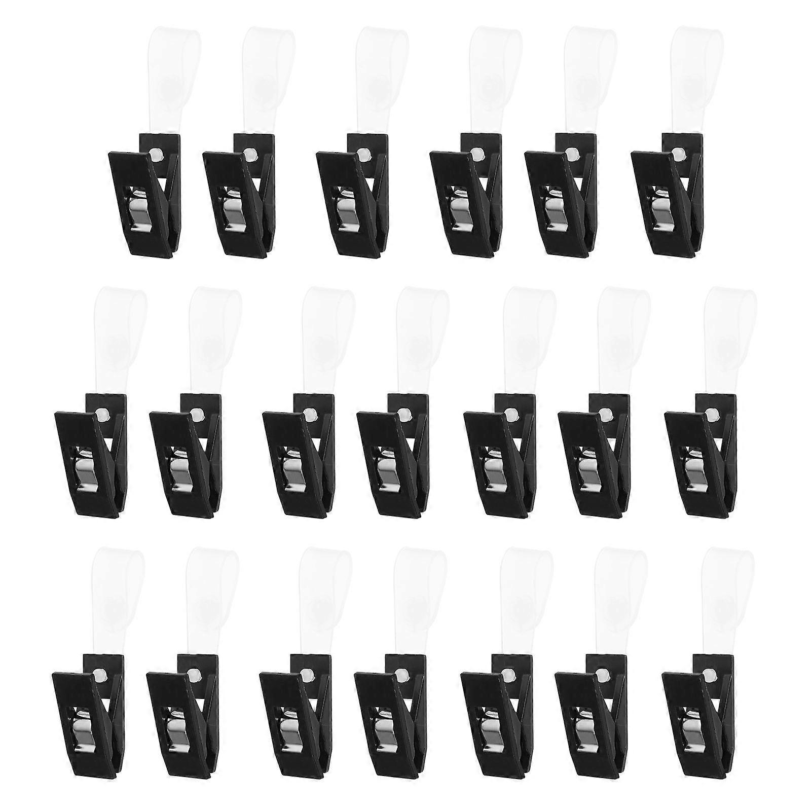 Halloween Garden Flag Clips for Party Use with 40Pcs Black Clamps