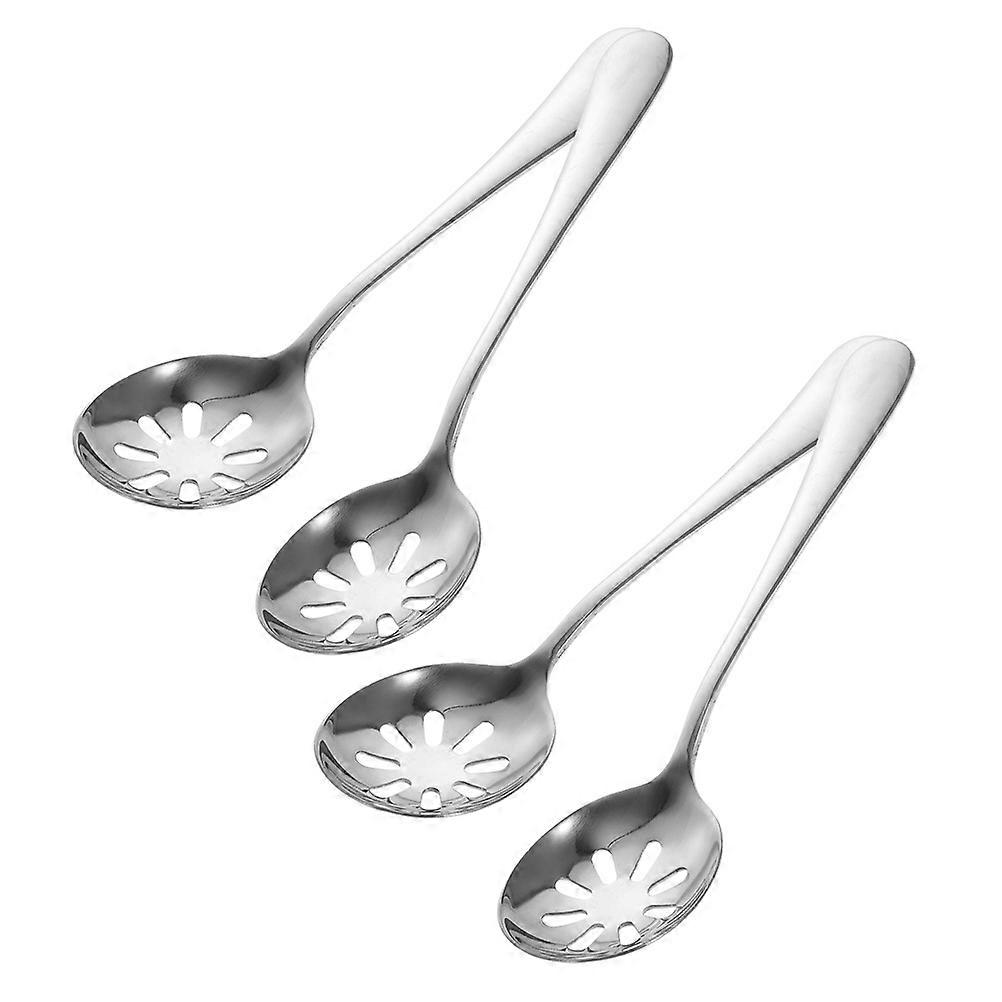 Stainless Steel Perforated Spoon Serving Spoon for Cooking 12Pcs