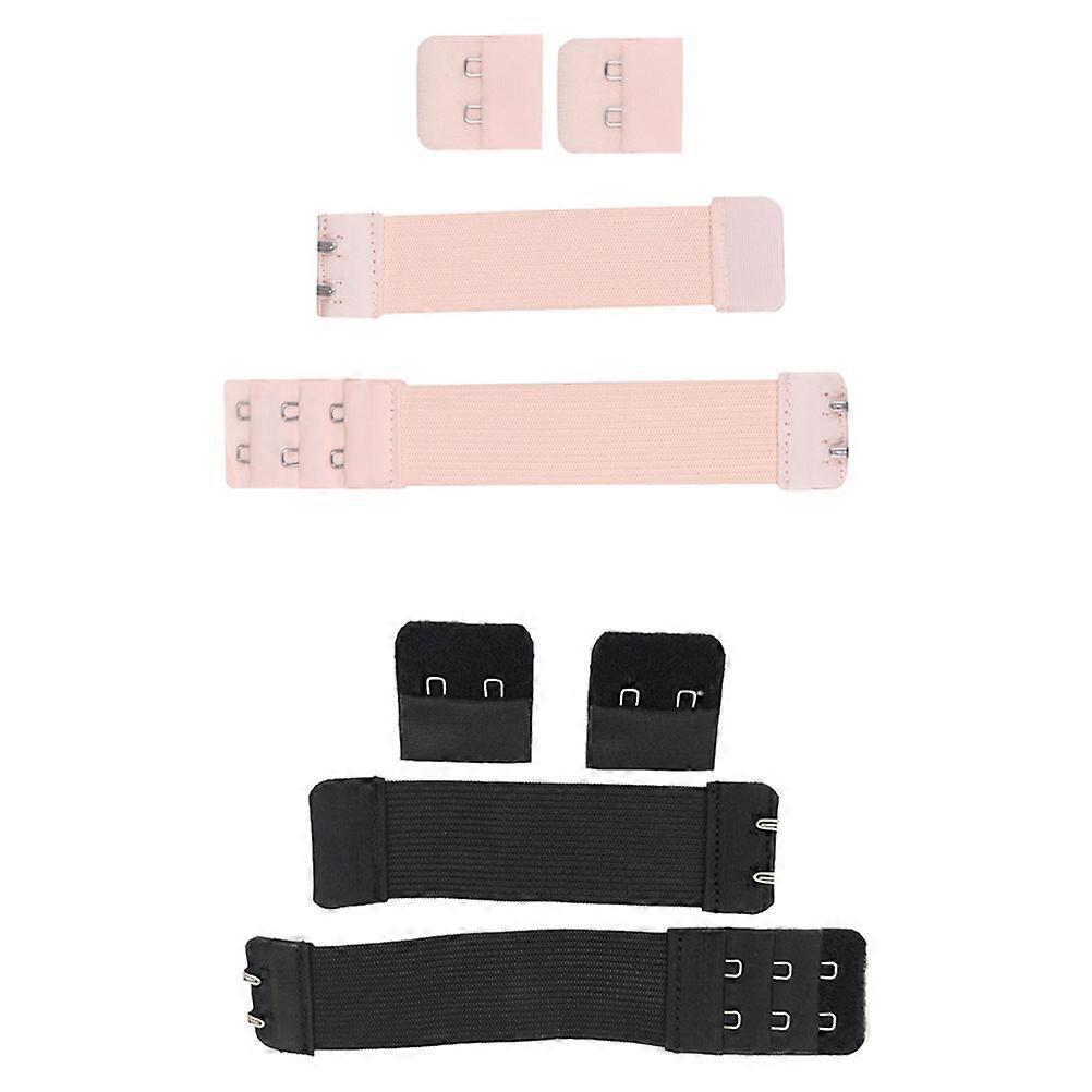 Bra Extension Buckle Adjustable for Decoration 4Sets Stretchy Buckle
