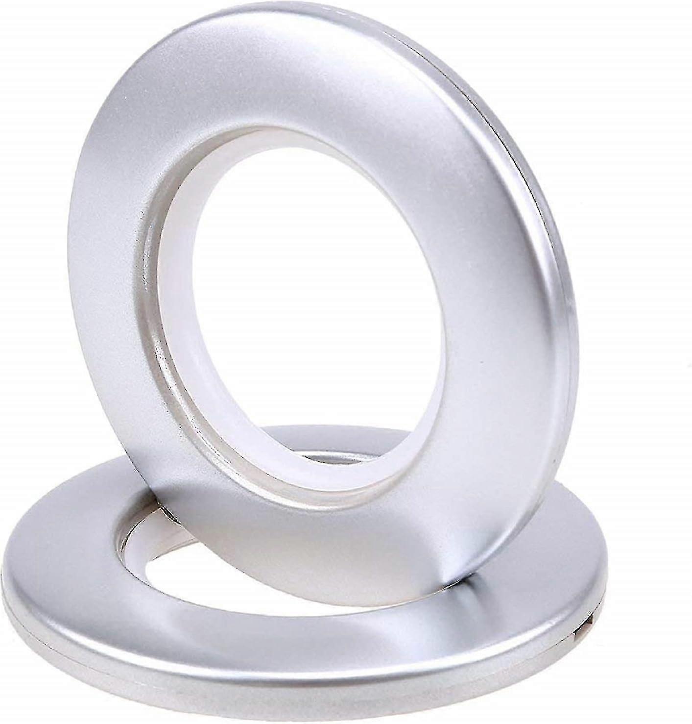 50 قطعة جولة الستار رود حلقات البلاستيك الستار حلقات العيينة مقاطع القطر الداخلي 42mm حلقات دي لنافذة الستار مرحاض الباب الستائر