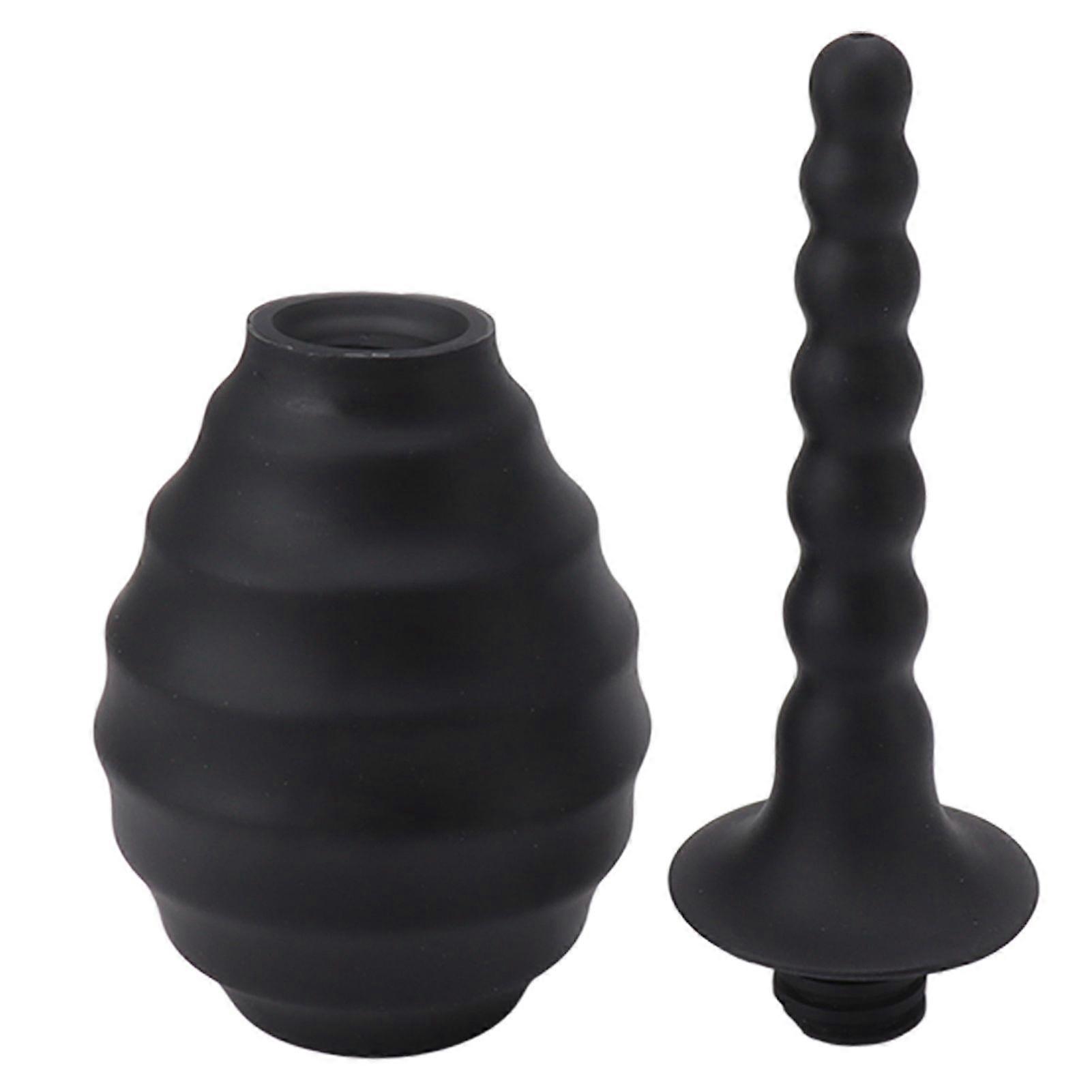 Enema Douche Bulb Kit Reusable Odorless Easy To Use Soft Silicone Douche Enema Bulb Tool for Men Women Style 2
