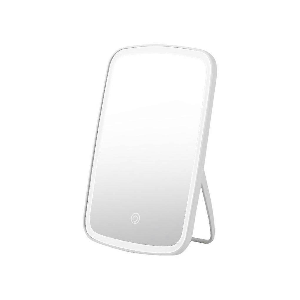 2Pcs Makeup Mirror Cosmetics Mirrors LED Touch-sensitive Light Folding