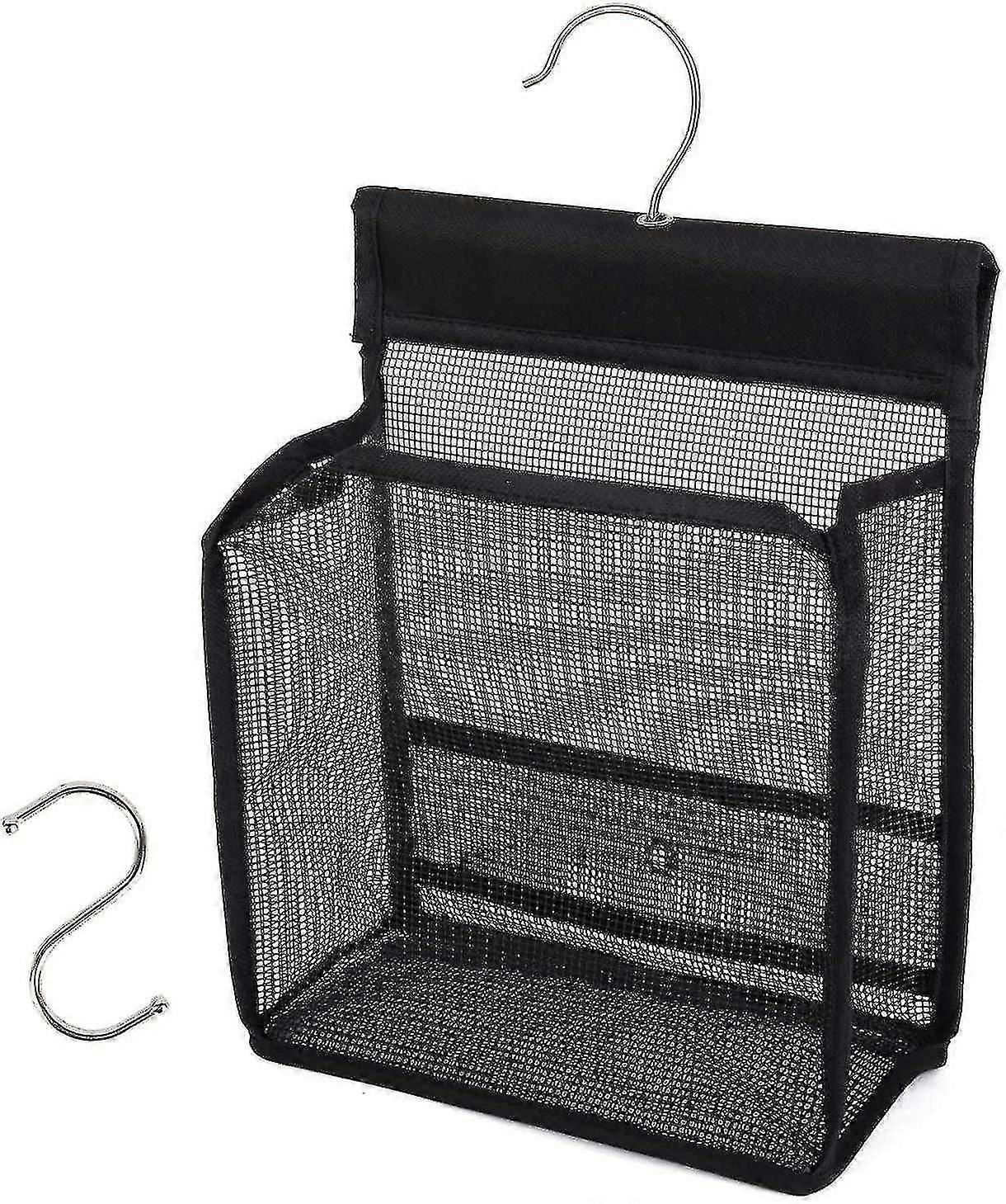 Exquisite Hanging Mesh Shower Caddy College With Hooks, Bath Baskets Organizer Storage