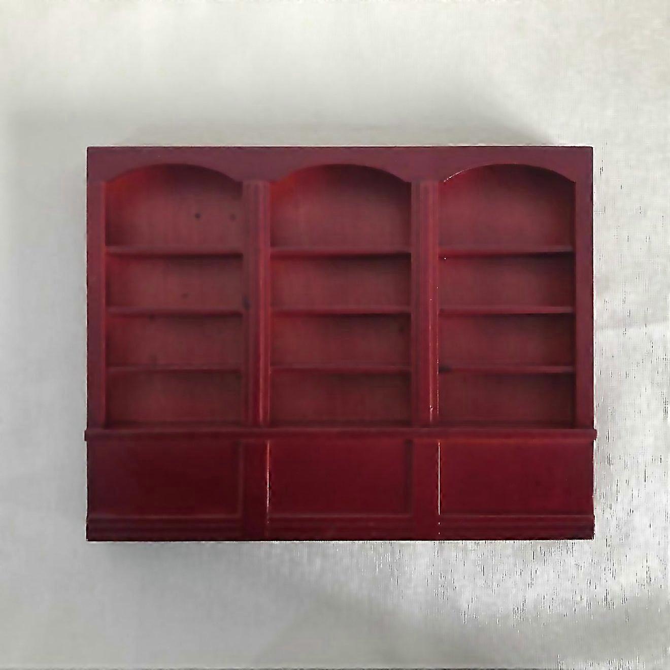 For 112 Mini House Toy Simulation Triple Display Cabinet