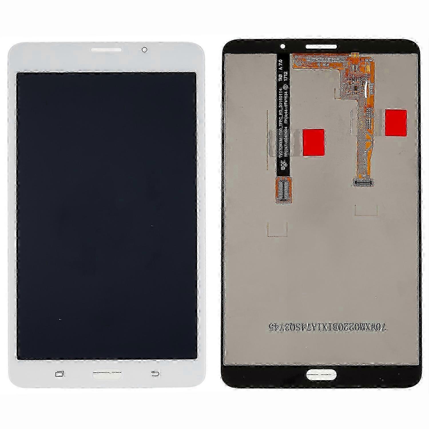 For Samsung Galaxy Tab A 7.0 (2016) T285 (4G) Grade C LCD Screen and Digitizer AssemblyWhiteMulticolor SZRH A-S
