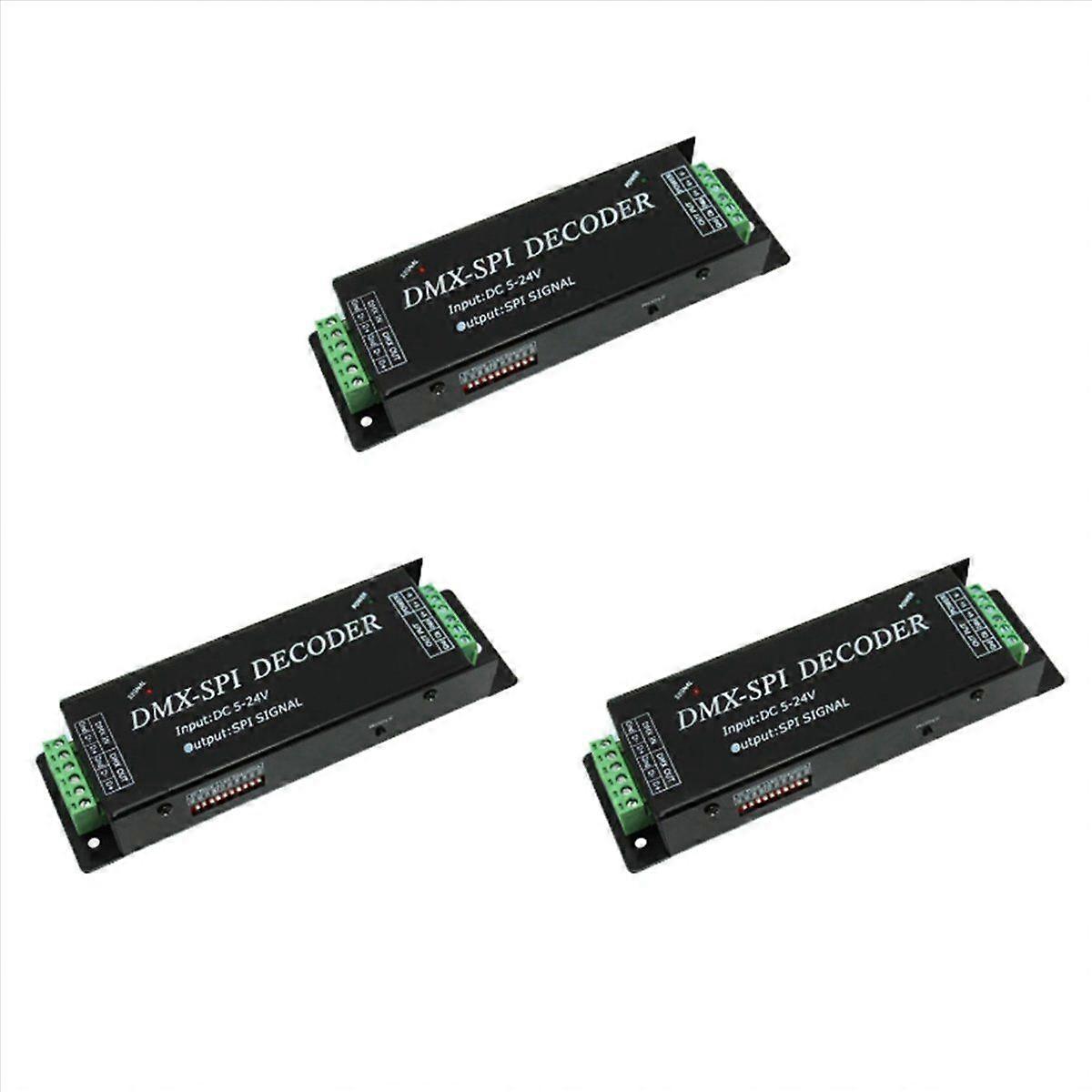 Contrôleur LED DMX200 SPI pour bande lumineuse 2811, DC5V 12/24V