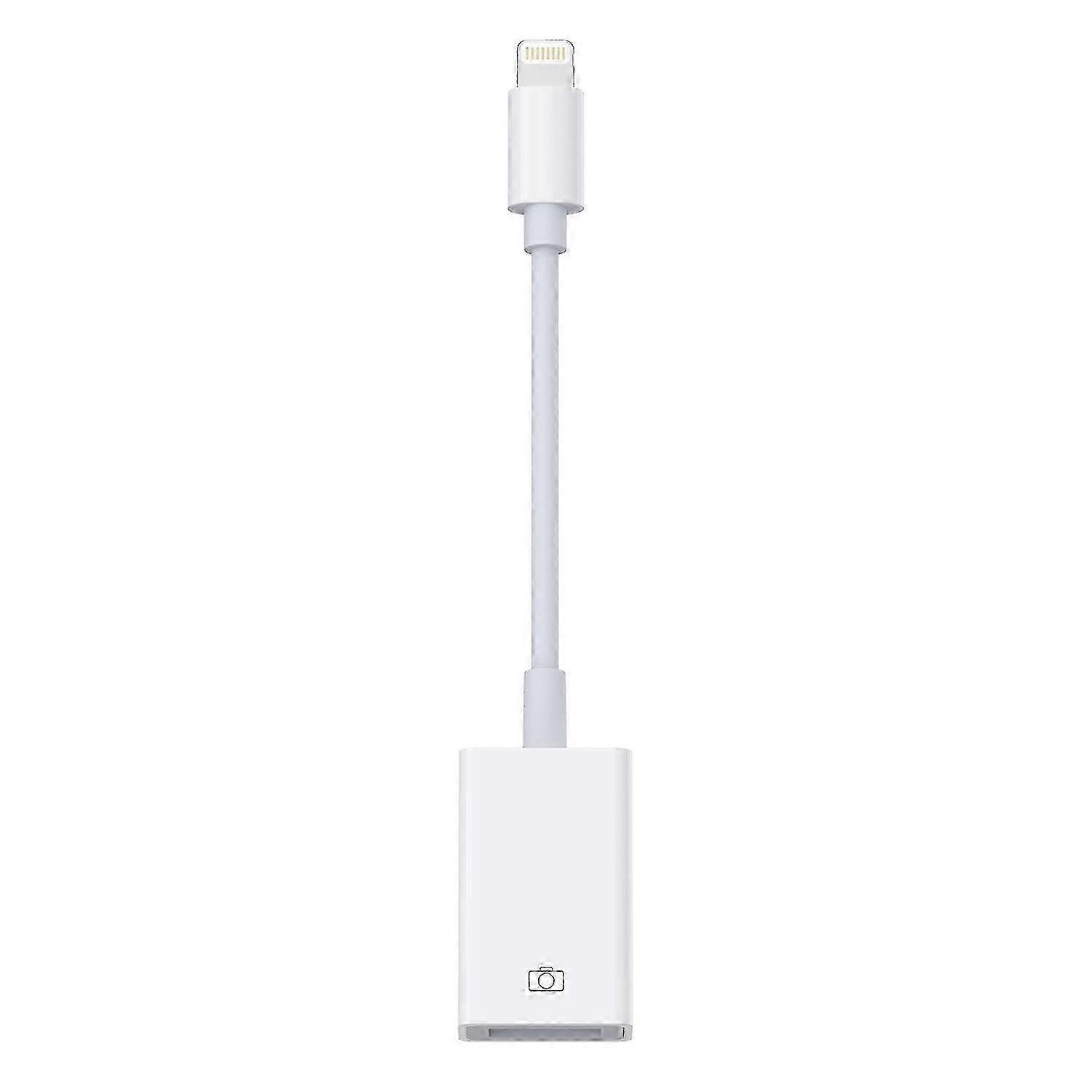 USB Adapter for iPhone iPad, MFi Certified Lightning to USB Adapter Supports Camera, Card Reader, US 25-26