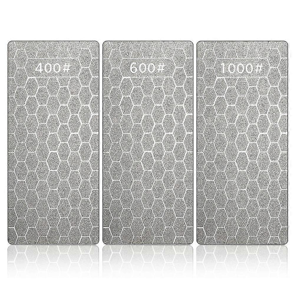 3Pcs Diamond Sharpening Stone Set(400 , 600 , 1000 )