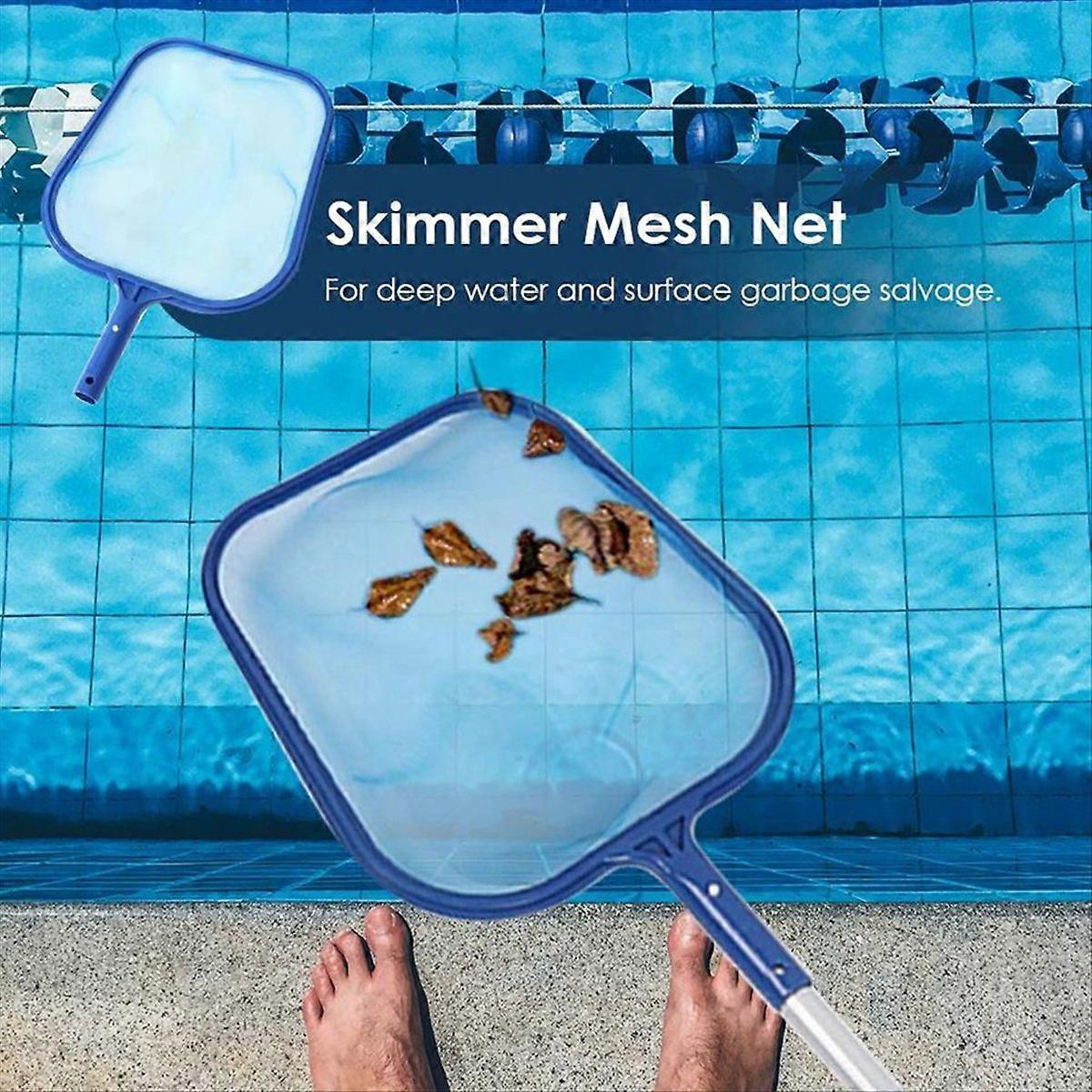 Professional Swimming Pool Leaf Skimmer Net, Wide Mouth Scoop Design