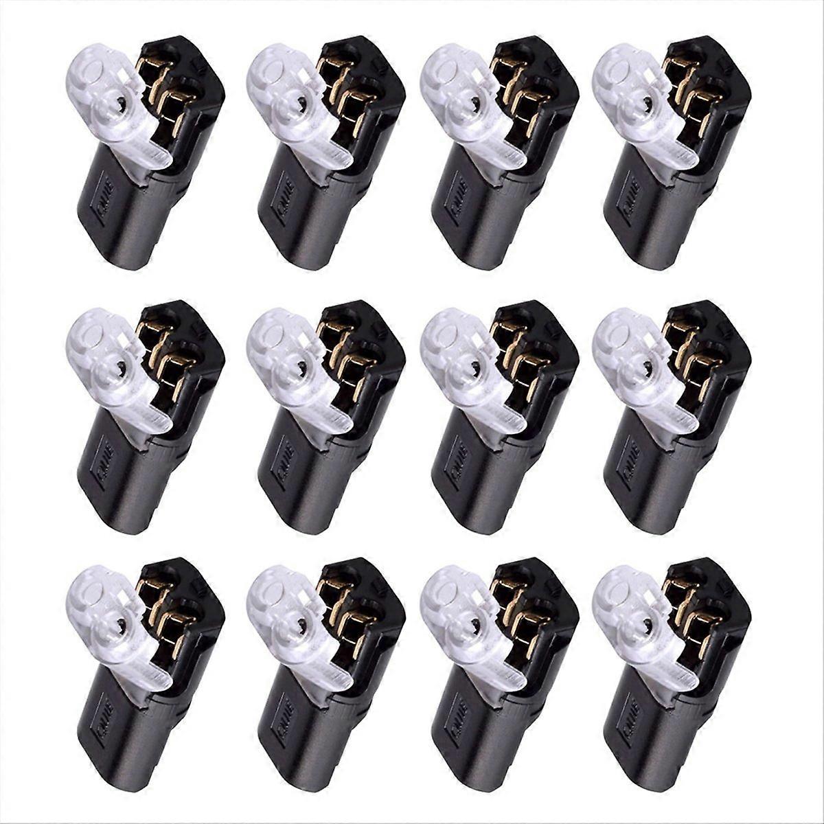 50PC 2Pin Way Plug Wire Cable Snap Connectors Waterproof